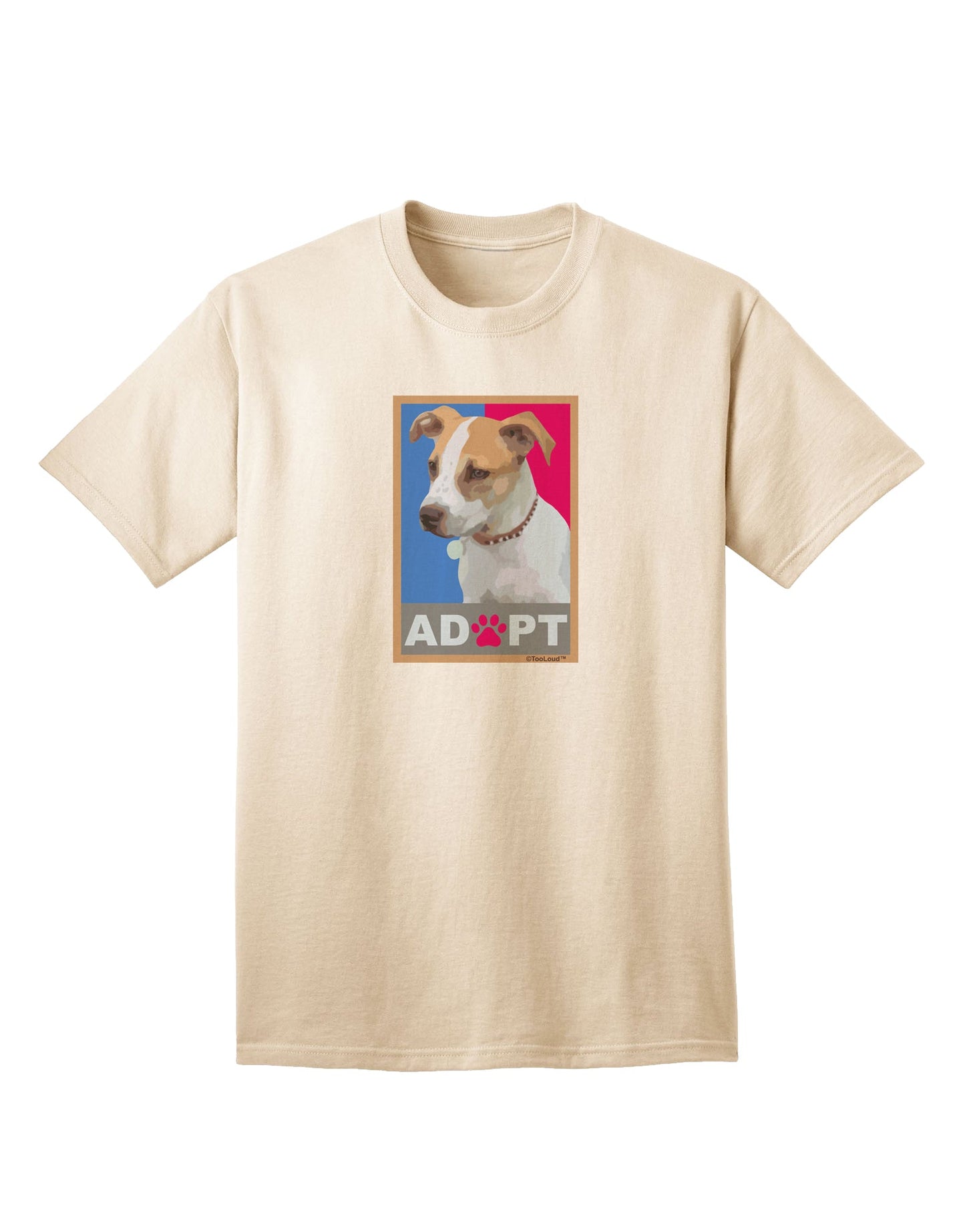 Adopt Cute Puppy Cat Adoption Adult T-Shirt-unisex t-shirt-TooLoud-Natural-Small-Davson Sales