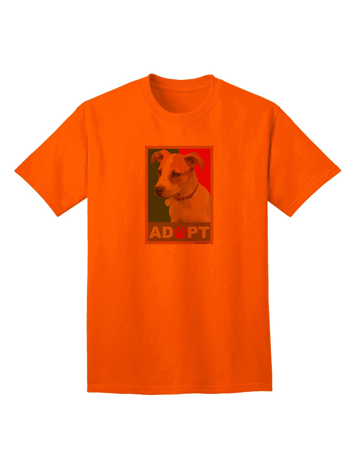 Adopt Cute Puppy Cat Adoption Adult T-Shirt-unisex t-shirt-TooLoud-Orange-Small-Davson Sales