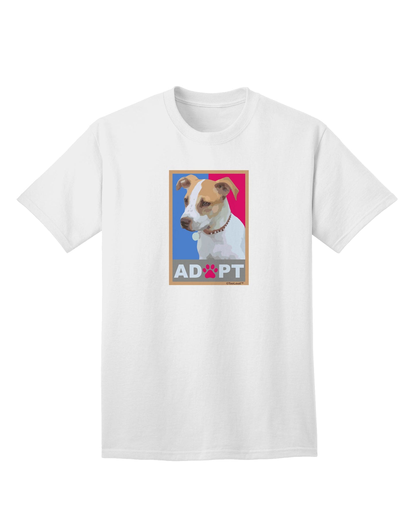 Adopt Cute Puppy Cat Adoption Adult T-Shirt-unisex t-shirt-TooLoud-White-Small-Davson Sales