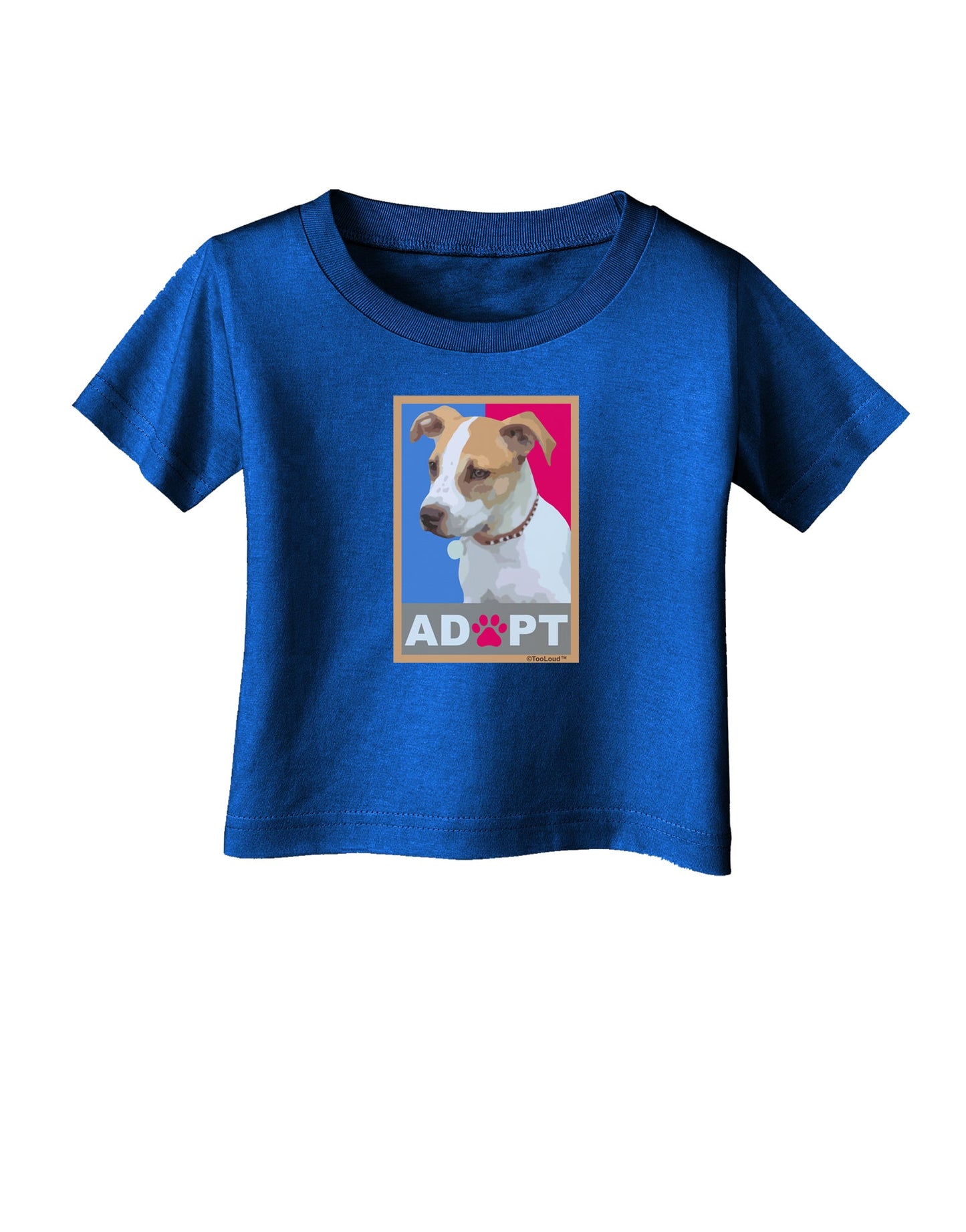 Adopt Cute Puppy Cat Adoption Infant T-Shirt Dark-Infant T-Shirt-TooLoud-Royal-Blue-06-Months-Davson Sales