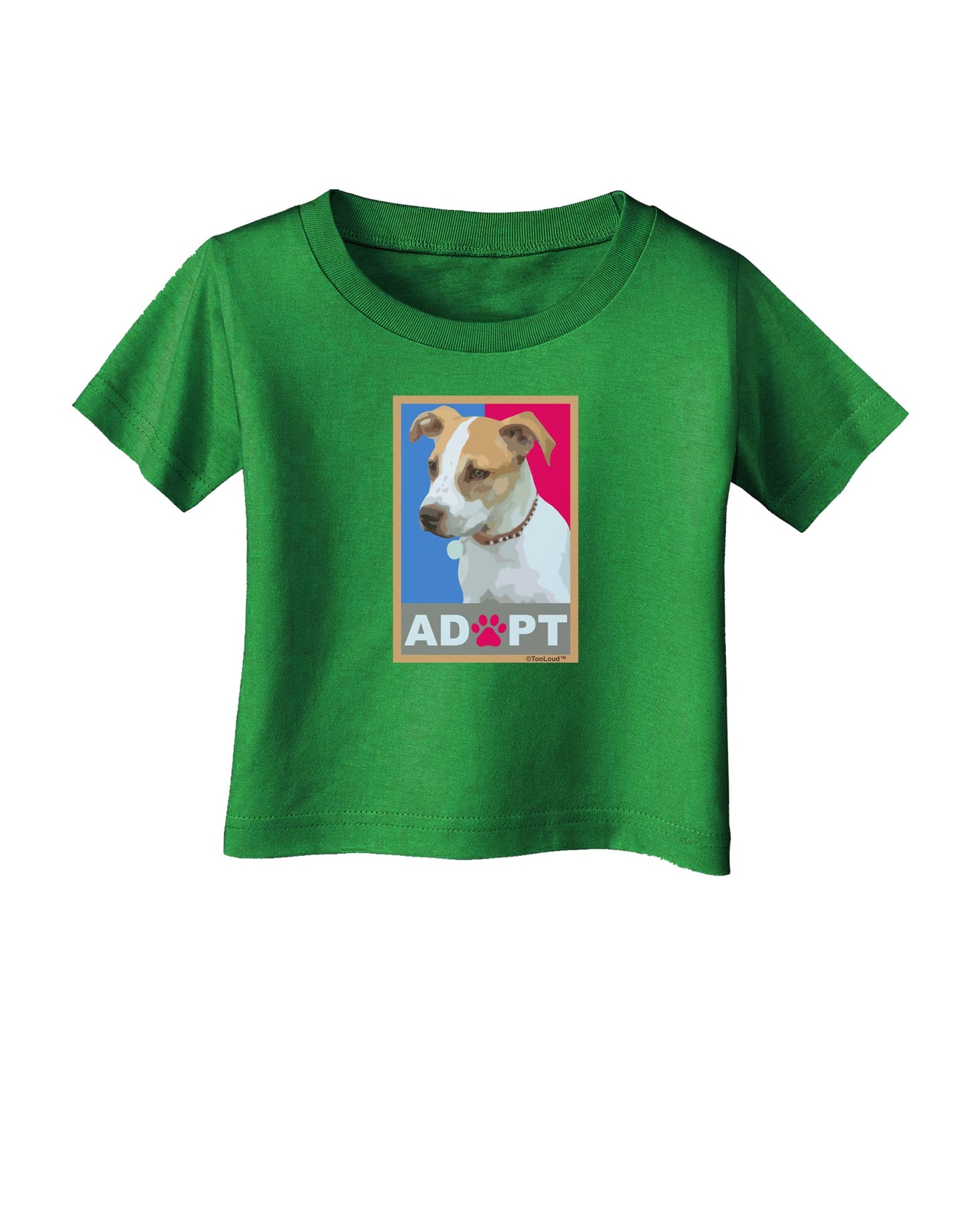 Adopt Cute Puppy Cat Adoption Infant T-Shirt Dark-Infant T-Shirt-TooLoud-Clover-Green-06-Months-Davson Sales