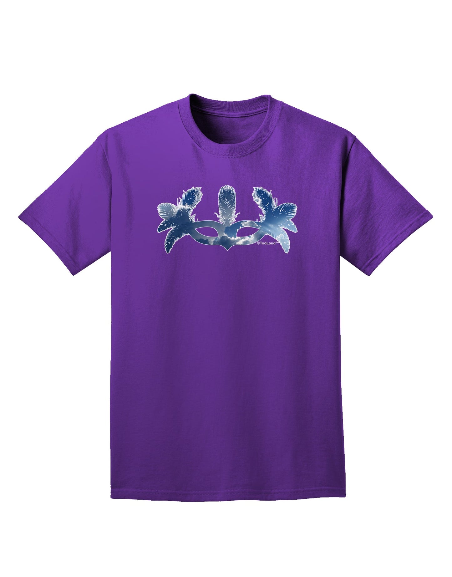 Air Masquerade Mask Adult Dark T-Shirt by TooLoud-Mens T-Shirt-TooLoud-Purple-Small-Davson Sales