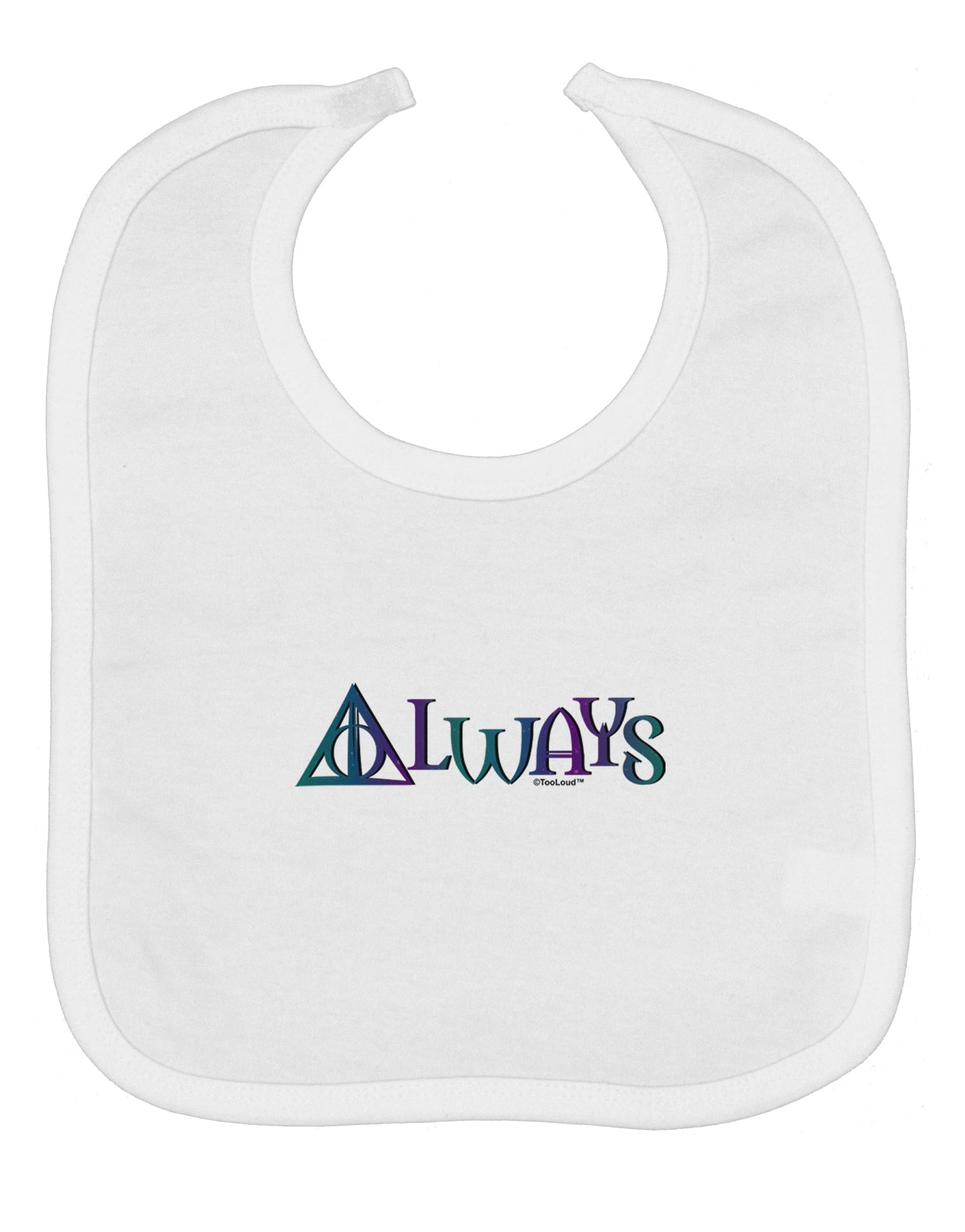 Always Magic Symbol Baby Bib by TooLoud