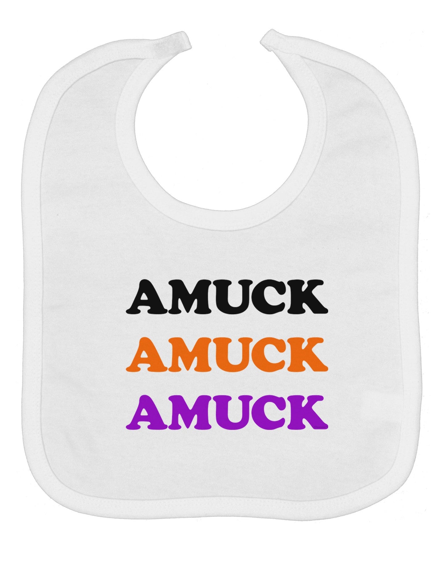 Amuck Amuck Amuck Halloween Baby Bib