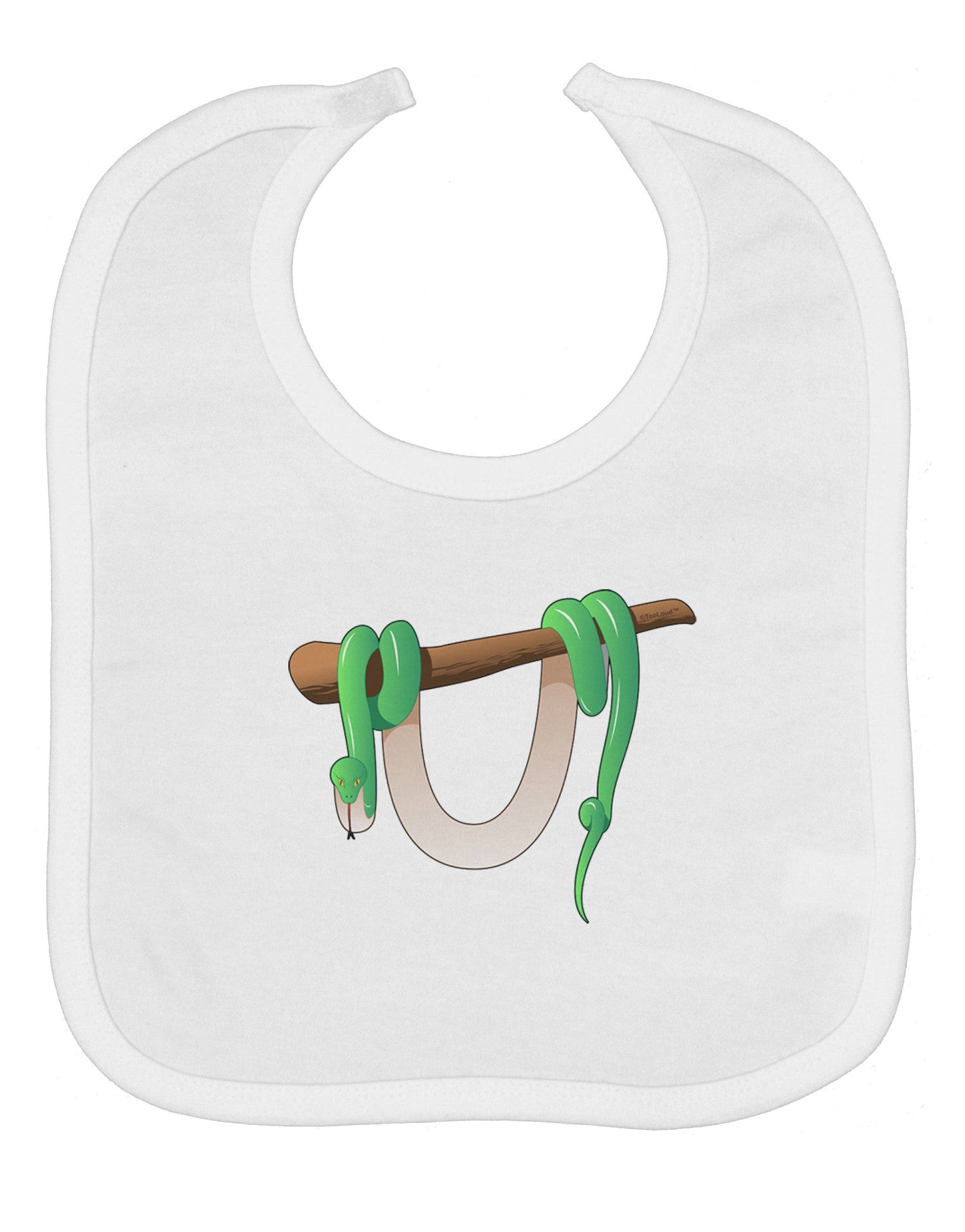 Anaconda Design Green Baby Bib