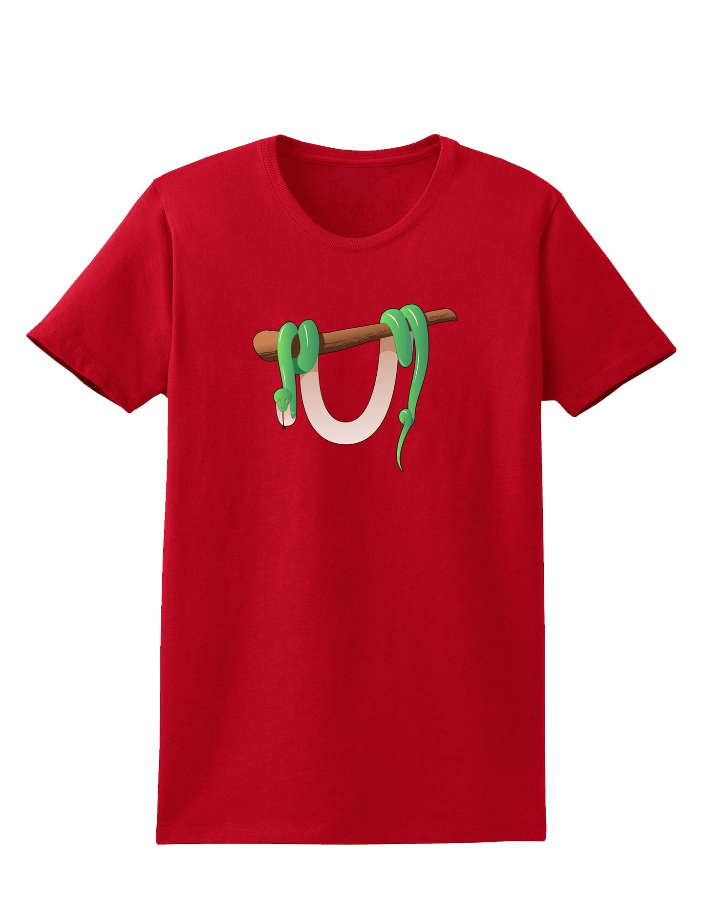 Anaconda Design Green Womens Dark T-Shirt-Womens T-Shirt-TooLoud-Red-X-Small-Davson Sales