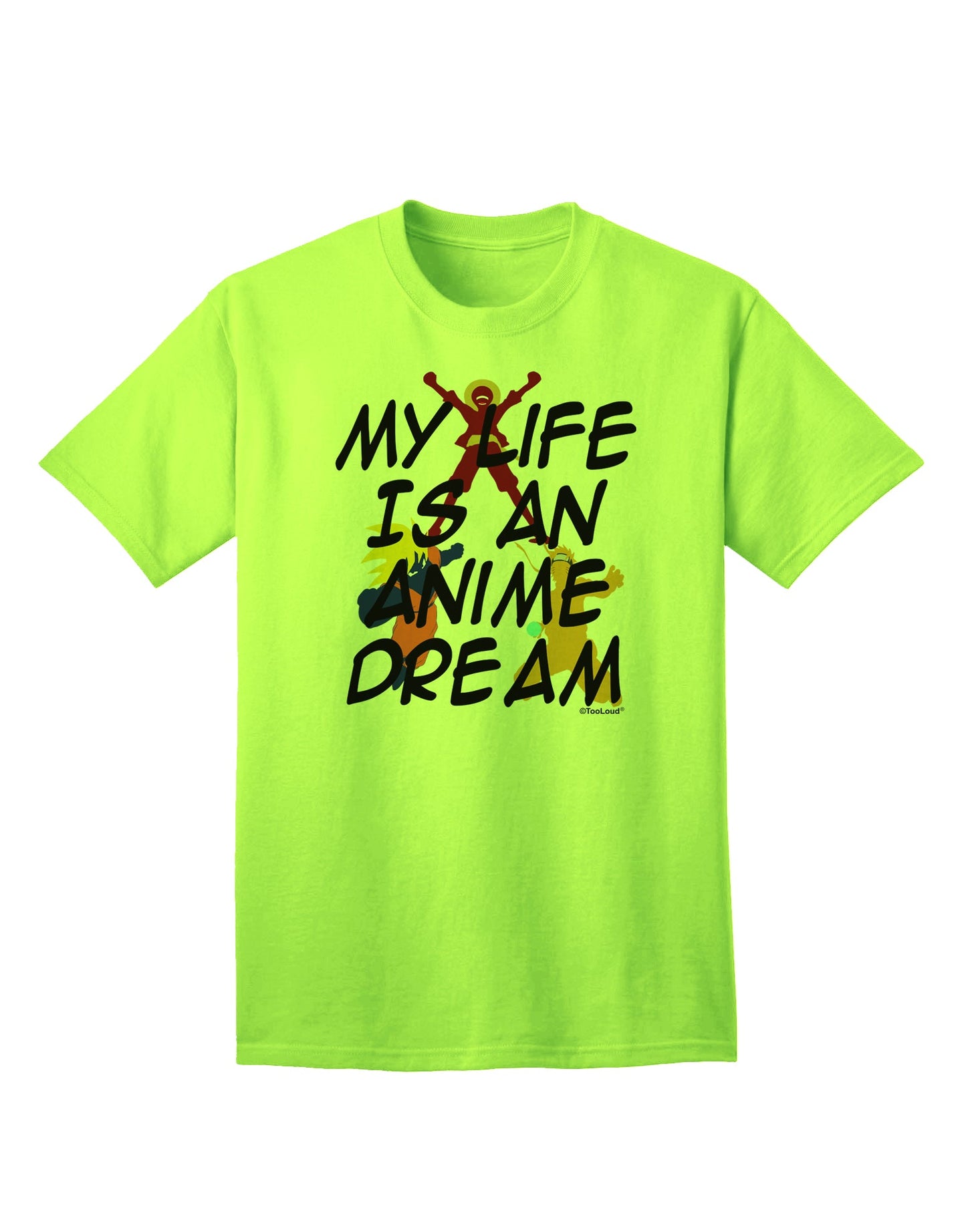 Anime Dream Adult T-Shirt by TooLoud - A Captivating Addition to Your Wardrobe-Mens T-shirts-TooLoud-Neon-Green-Small-Davson Sales