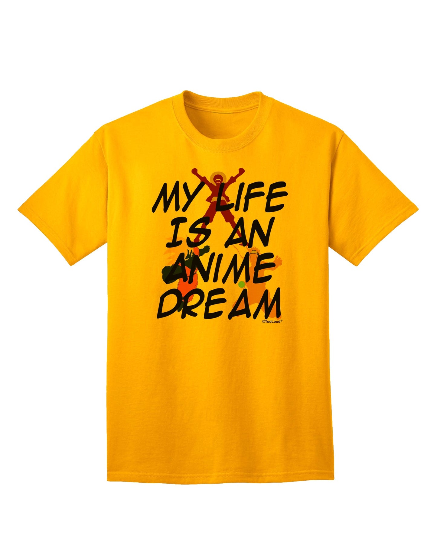 Anime Dream Adult T-Shirt by TooLoud - A Captivating Addition to Your Wardrobe-Mens T-shirts-TooLoud-Gold-Small-Davson Sales