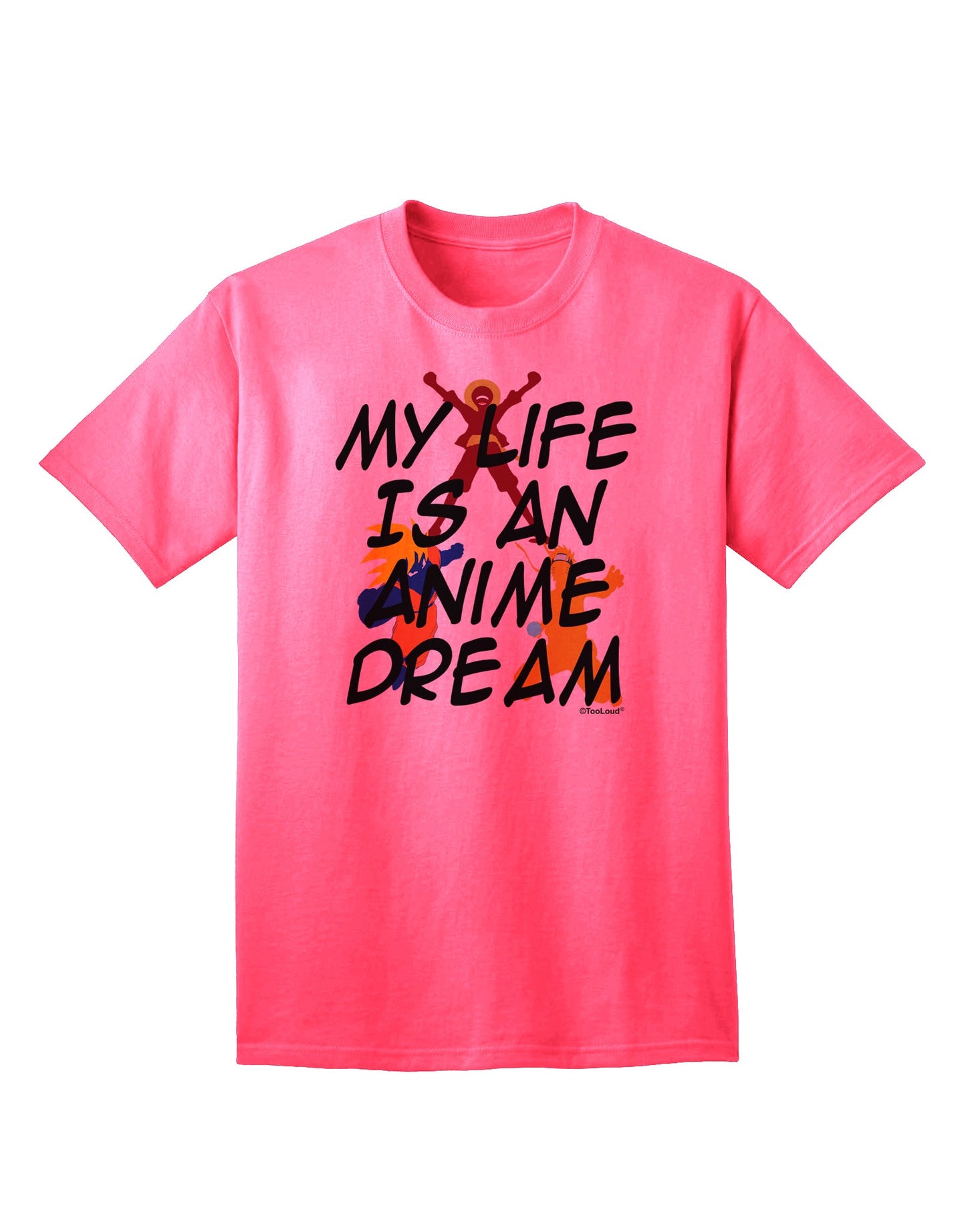 Anime Dream Adult T-Shirt by TooLoud - A Captivating Addition to Your Wardrobe-Mens T-shirts-TooLoud-Neon-Pink-Small-Davson Sales