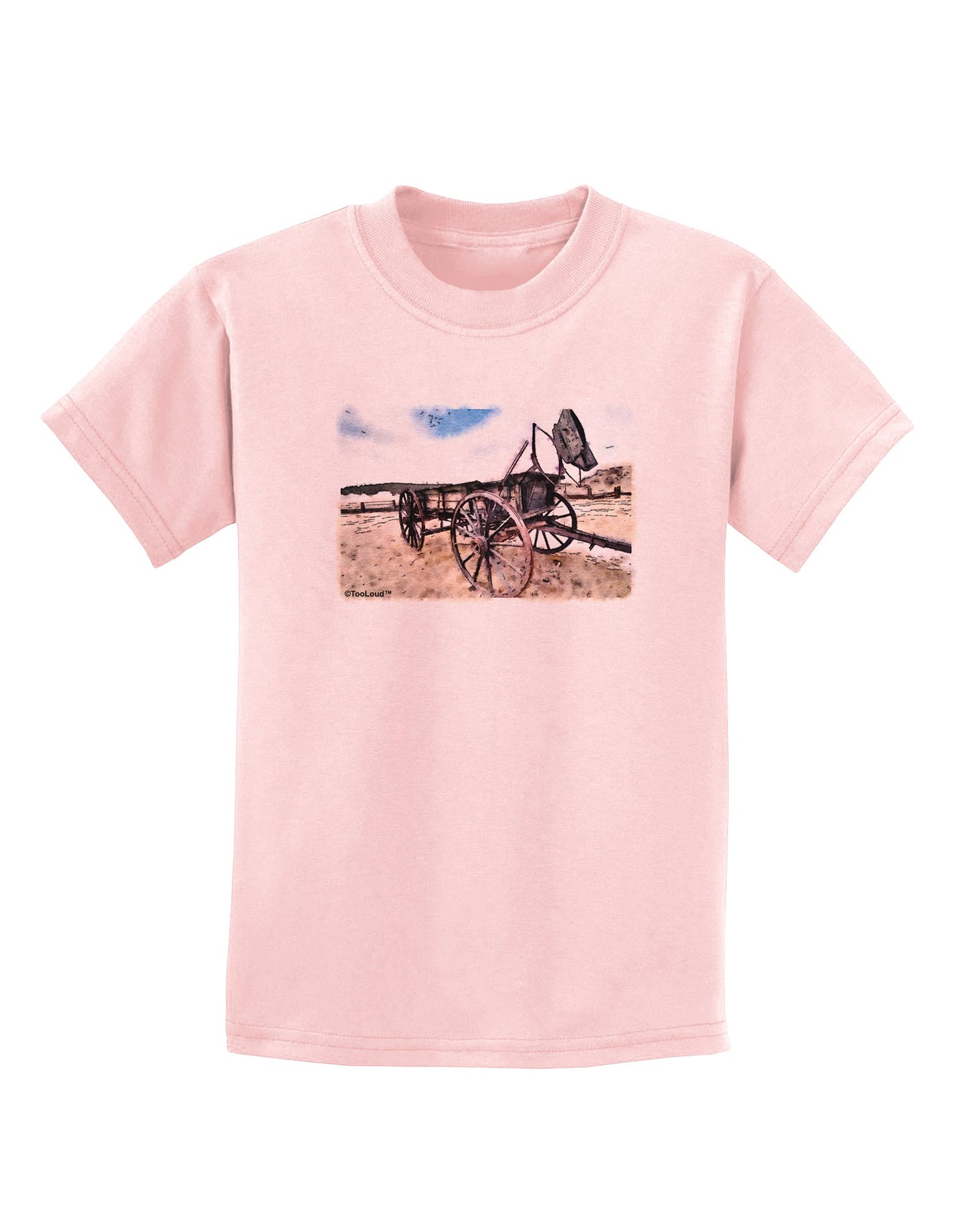 Antique Vehicle Childrens T-Shirt-Childrens T-Shirt-TooLoud-PalePink-X-Small-Davson Sales