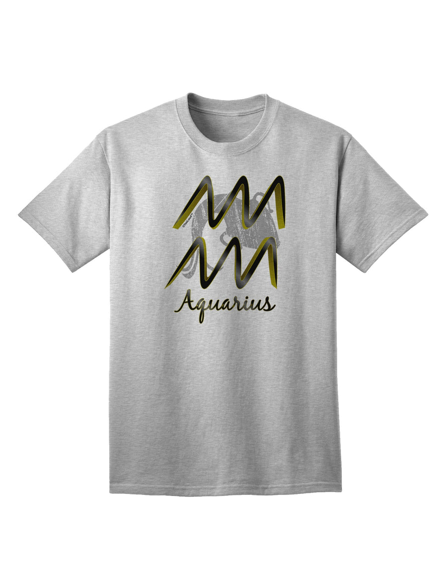 Aquarius Symbol Adult T-Shirt-unisex t-shirt-TooLoud-White-Small-Davson Sales