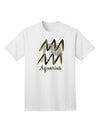 Aquarius Symbol Adult T-Shirt-unisex t-shirt-TooLoud-White-Small-Davson Sales