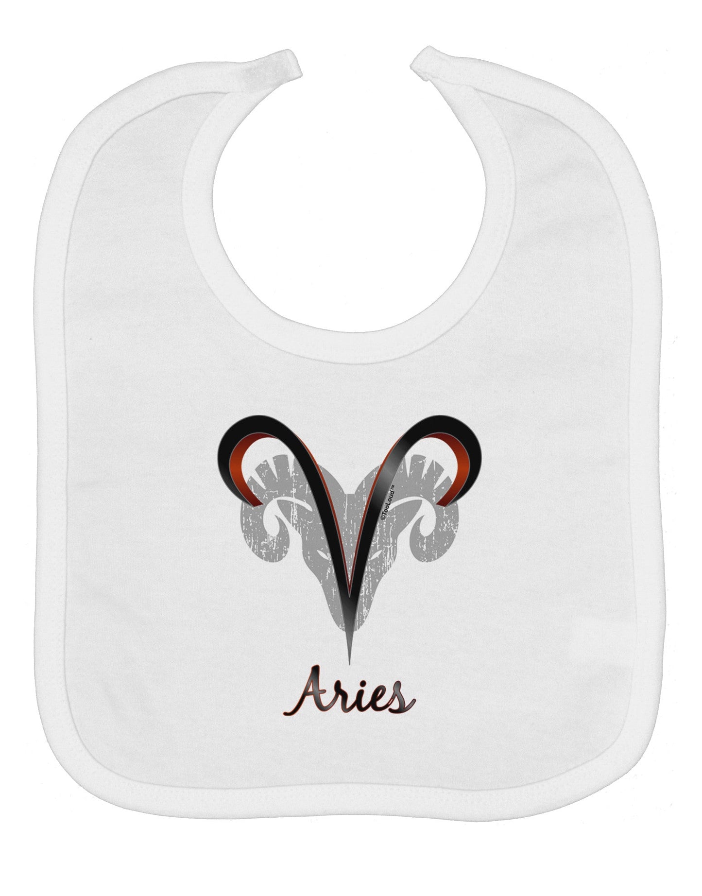 Aries Symbol Baby Bib