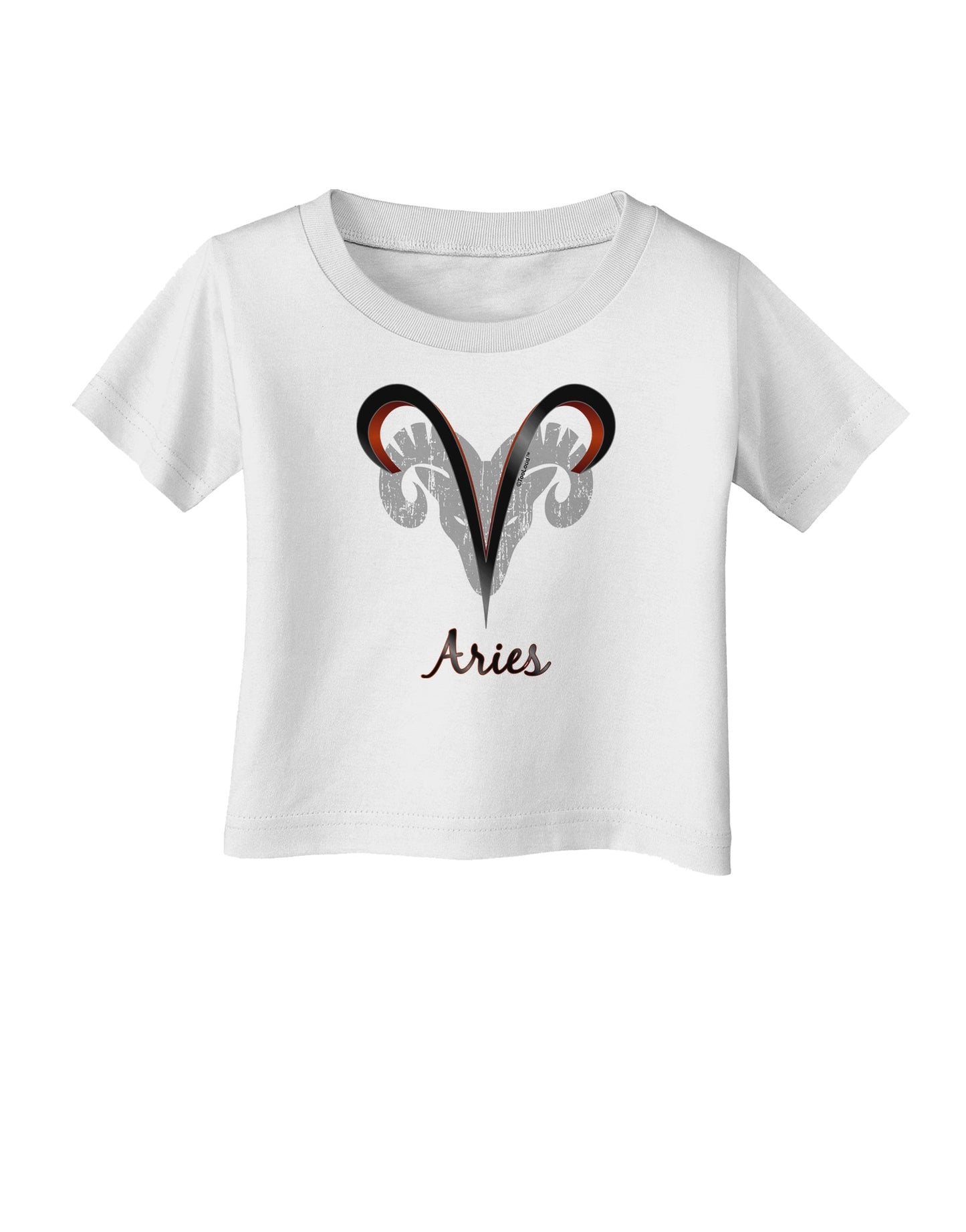 Aries Symbol Infant T-Shirt-Infant T-Shirt-TooLoud-White-06-Months-Davson Sales