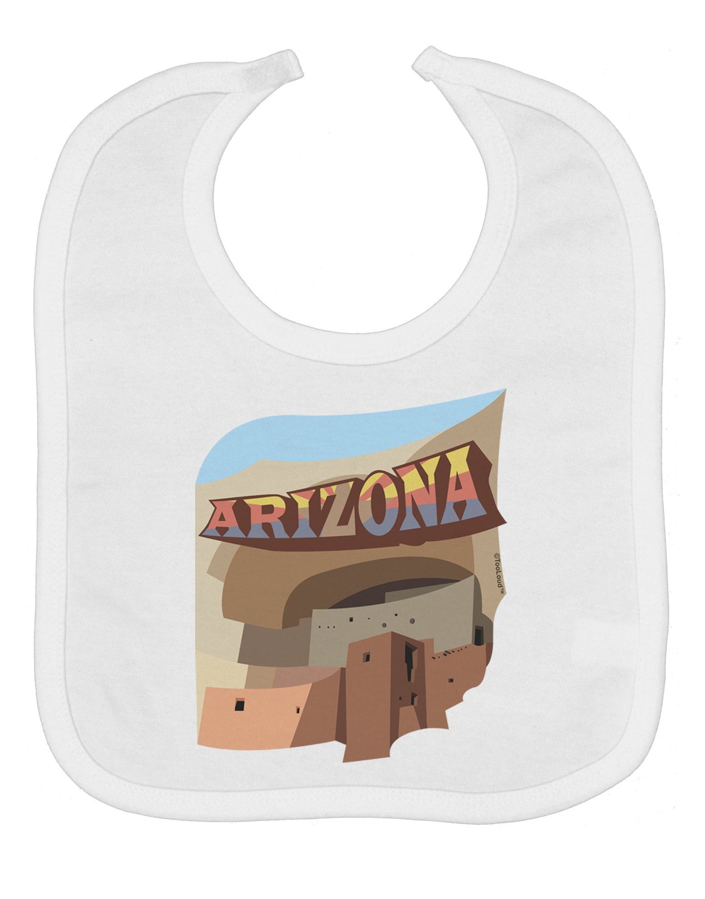 Arizona Montezuma Castle Baby Bib