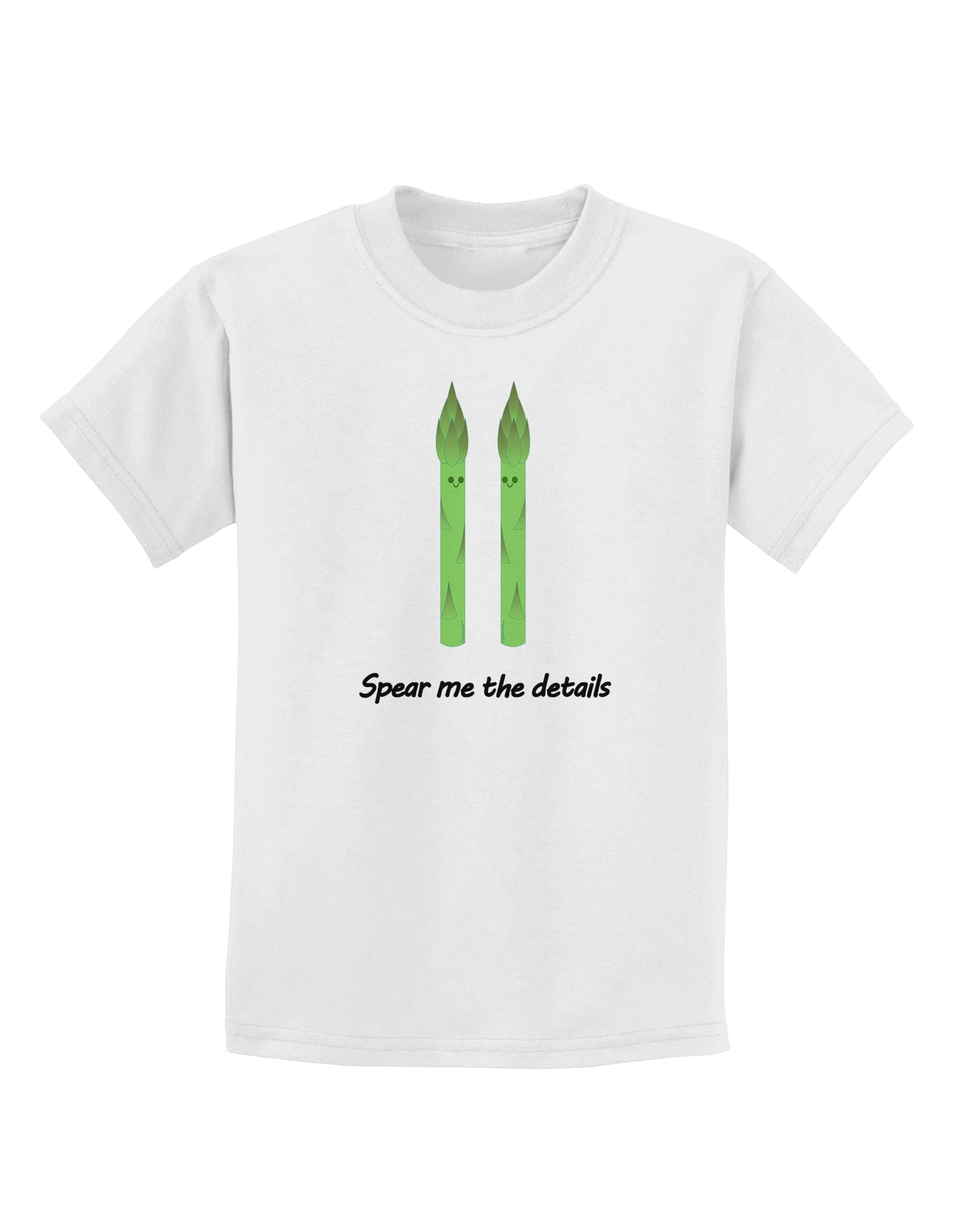 Asparagus - Spear Me the Details Childrens T-Shirt-Childrens T-Shirt-TooLoud-White-X-Small-Davson Sales