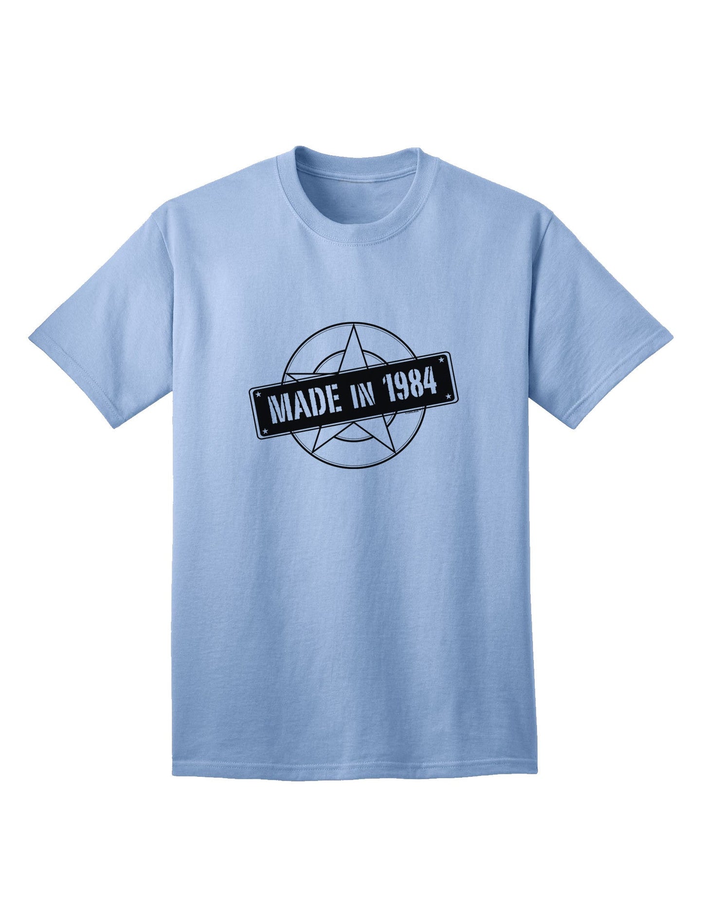 Authentic 1984 Vintage-Inspired Adult T-Shirt - Proudly Made in Your Birth Year-Mens T-shirts-TooLoud-Light-Blue-Small-Davson Sales