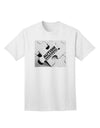 Autism Awareness - Puzzle Black & White Adult T-Shirt-unisex t-shirt-TooLoud-White-Small-Davson Sales