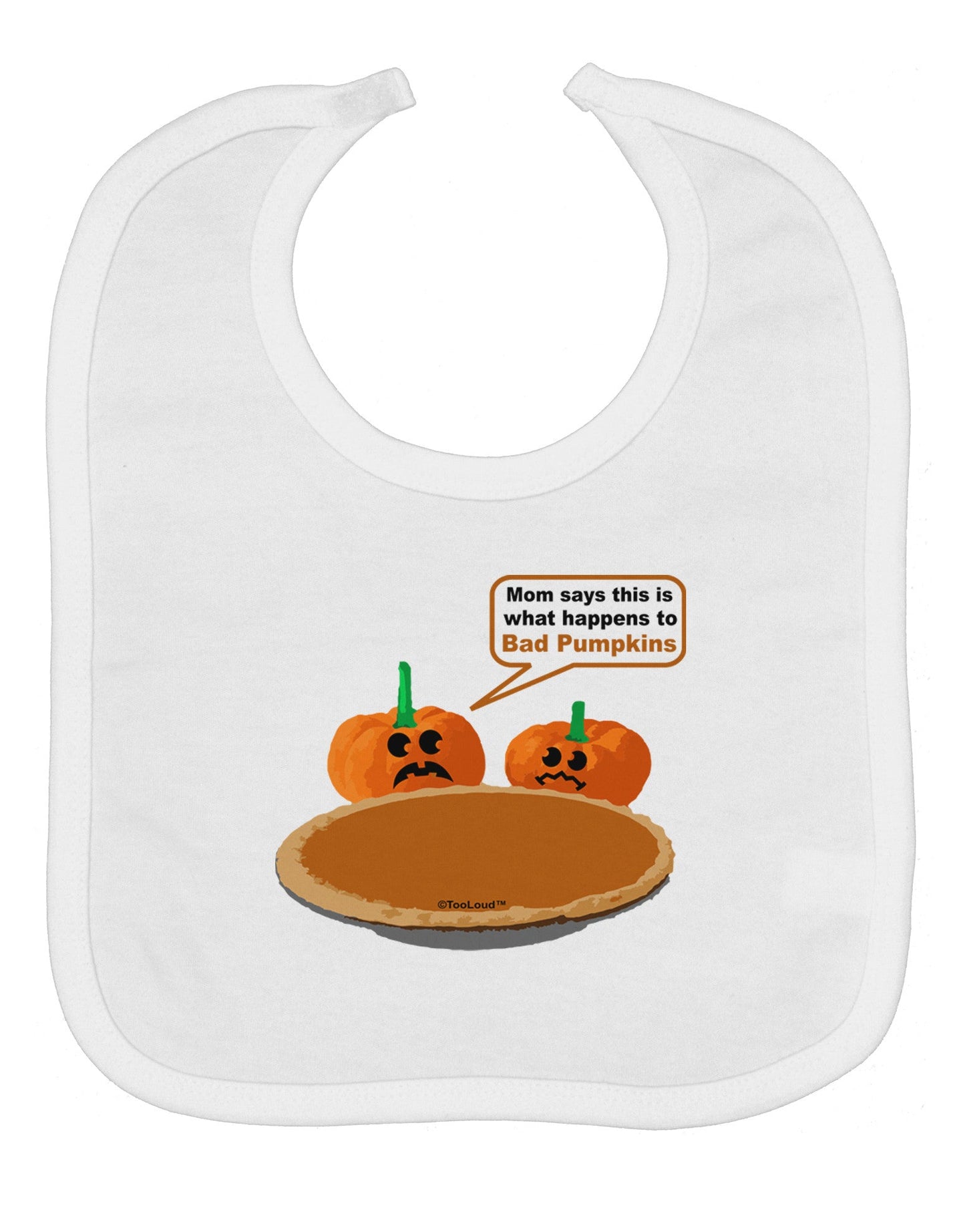 Bad Pumpkins Baby Bib