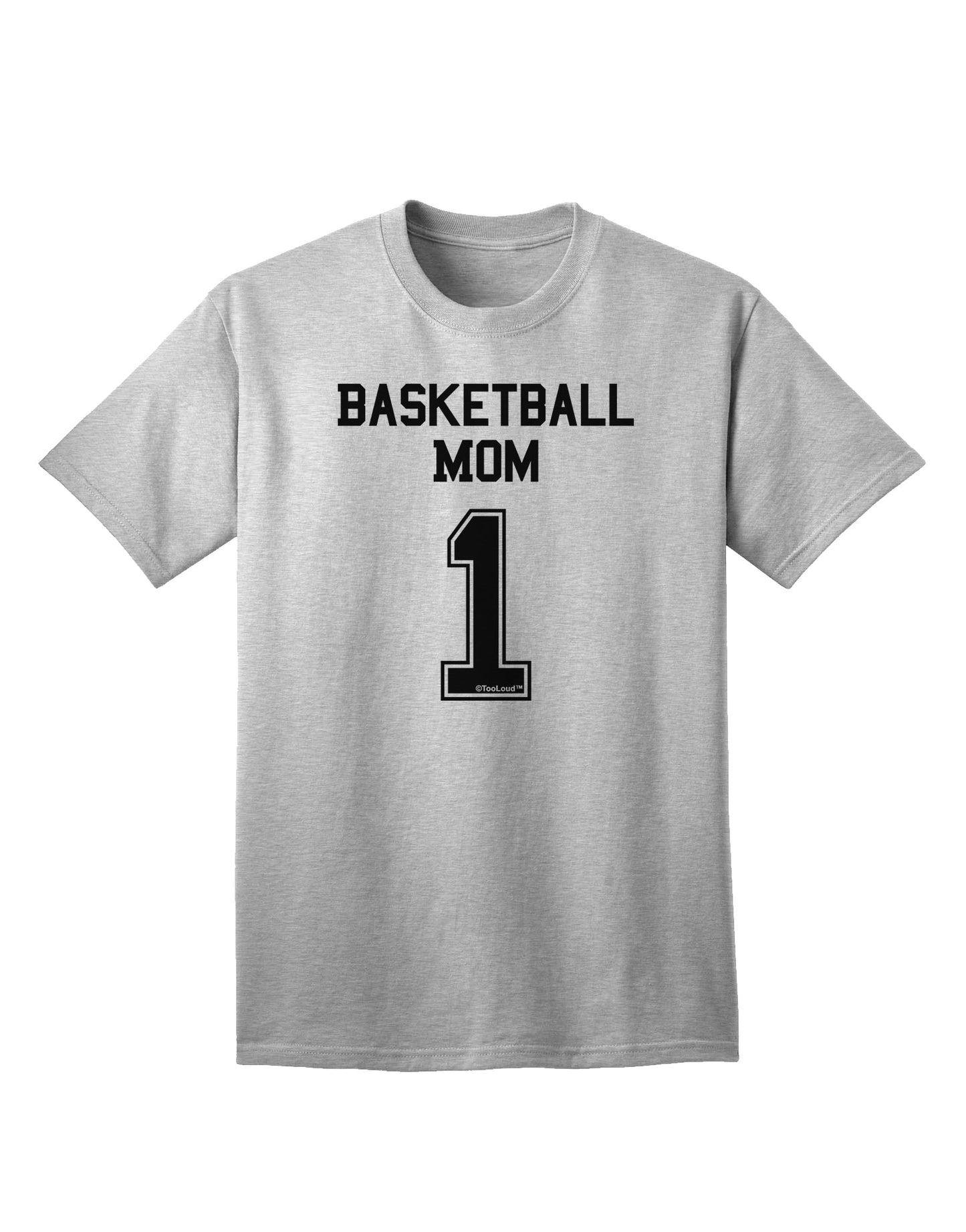 Basketball Mom Jersey Adult T-Shirt-unisex t-shirt-TooLoud-AshGray-Small-Davson Sales