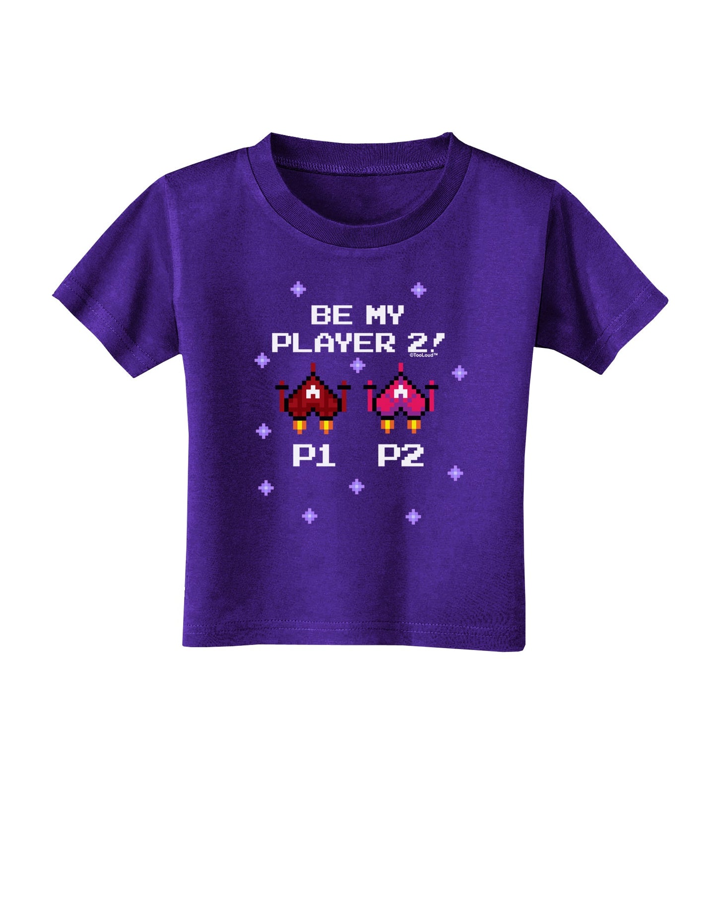 Be My Player 2 Toddler T-Shirt Dark-Toddler T-Shirt-TooLoud-Purple-2T-Davson Sales
