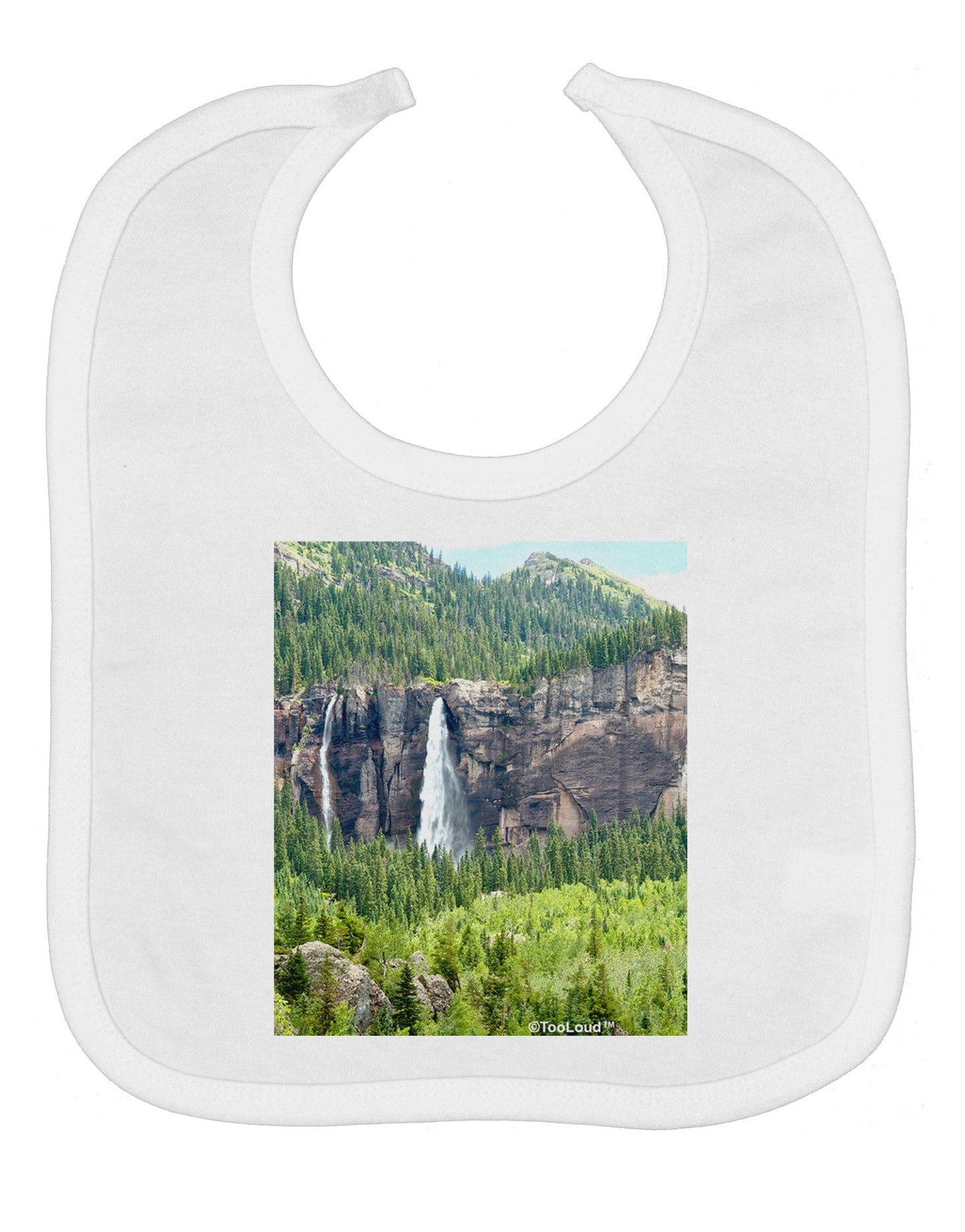 Beautiful Cliffs Nature Baby Bib by
