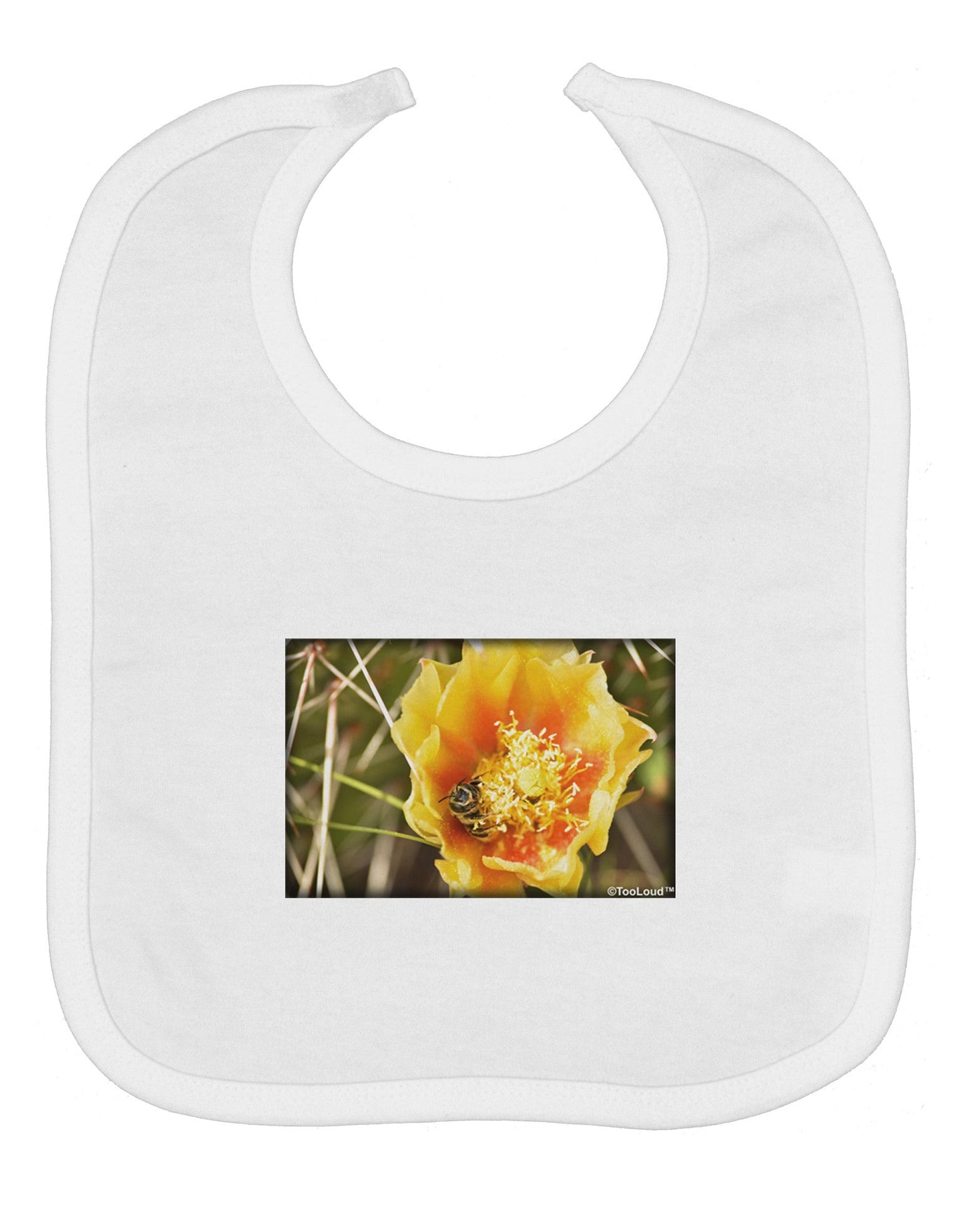 Bee Cactus Baby Bib