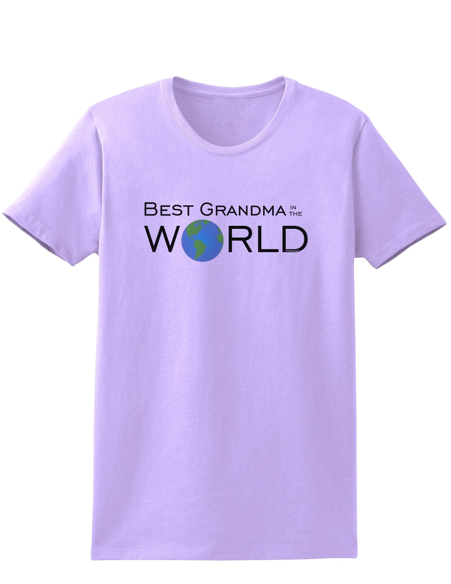 Best Grandma in the World Womens T-Shirt-Womens T-Shirt-TooLoud-Lavender-X-Small-Davson Sales
