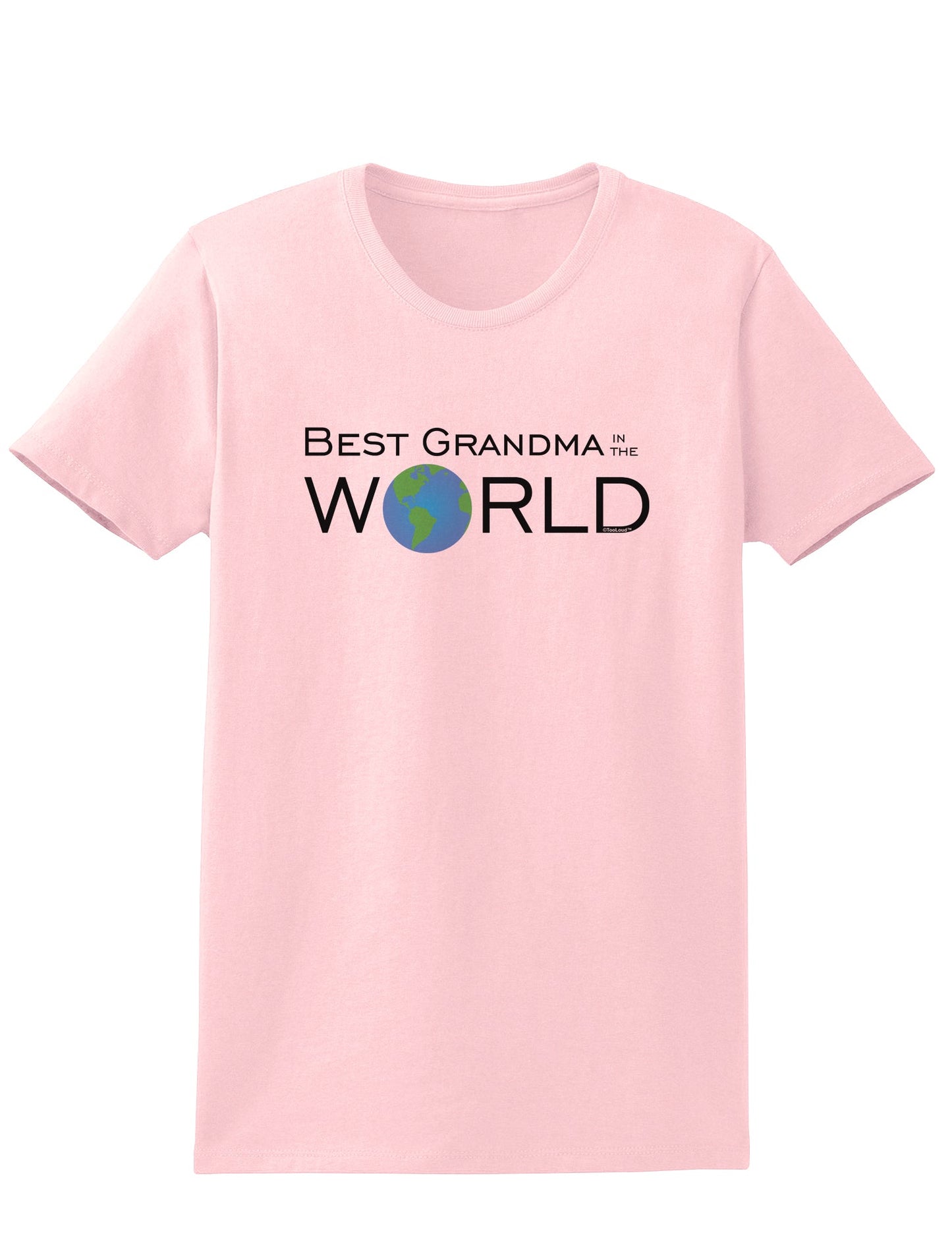 Best Grandma in the World Womens T-Shirt-Womens T-Shirt-TooLoud-PalePink-X-Small-Davson Sales