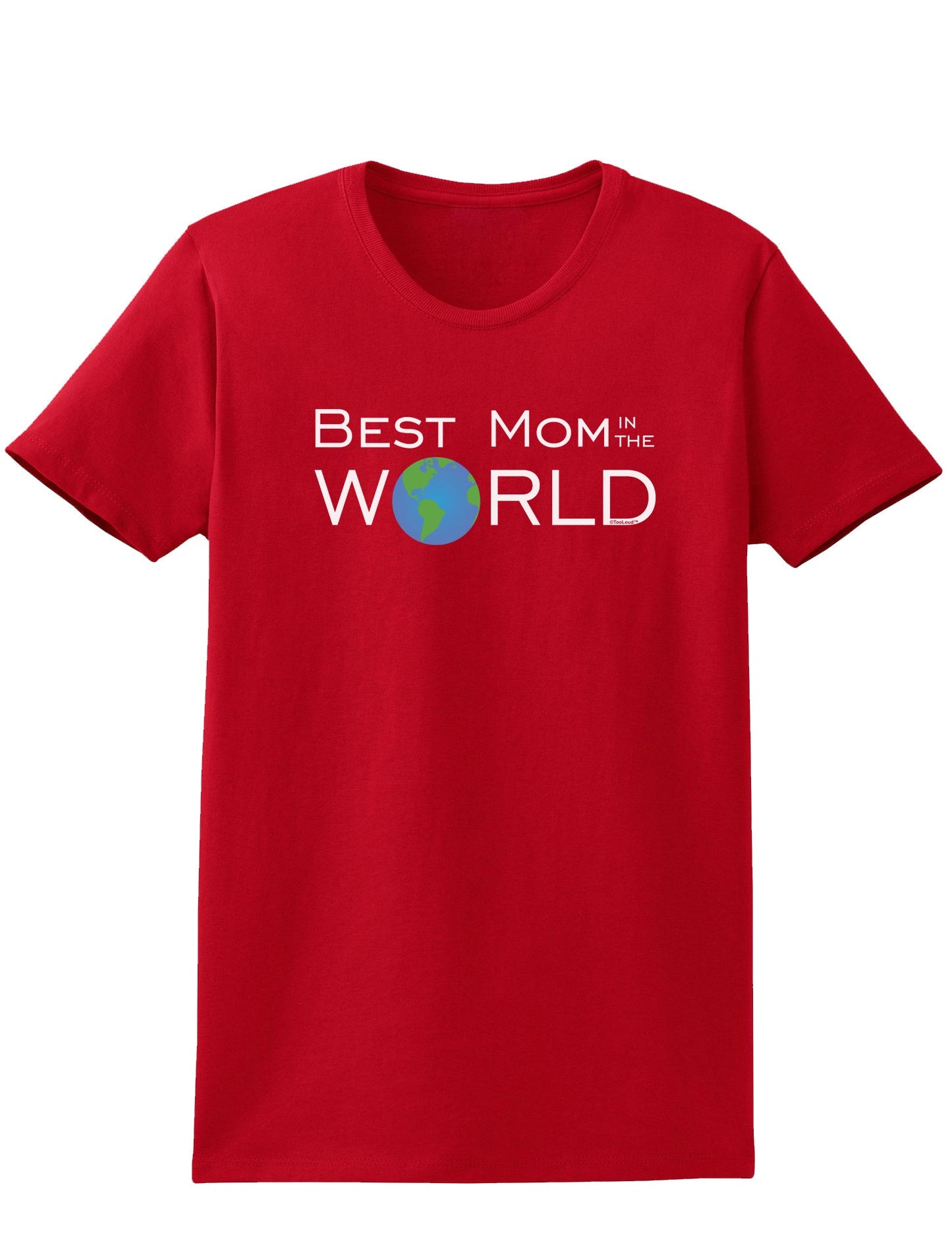 Best Mom in the World Womens Dark T-Shirt-TooLoud-Red-X-Small-Davson Sales