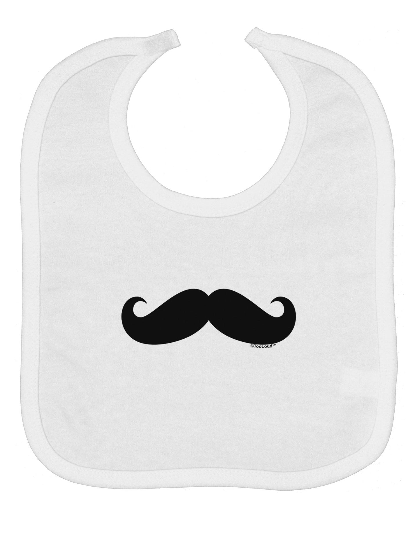 Big Fancy Mustache Baby Bib