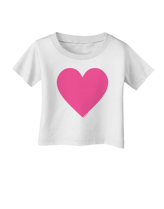 Big Pink Heart Valentine's Day Infant T-Shirt-Infant T-Shirt-TooLoud-White-06-Months-Davson Sales