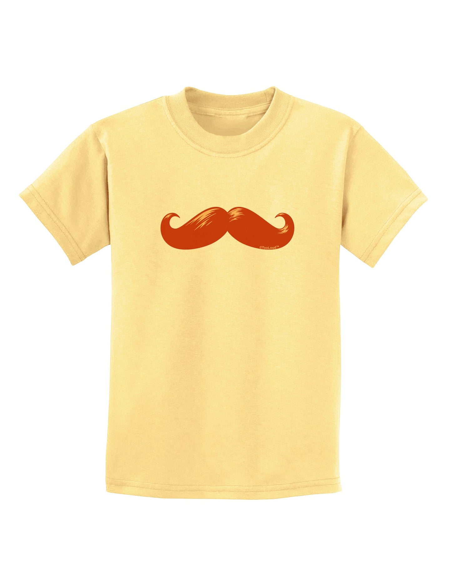 Big Redhead Mustache Childrens T-Shirt-Childrens T-Shirt-TooLoud-Daffodil-Yellow-X-Small-Davson Sales