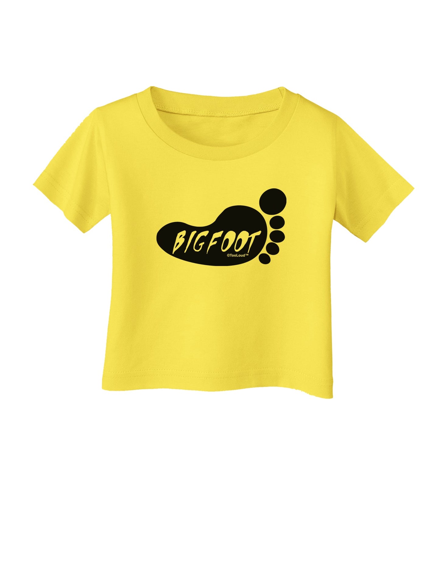 Bigfoot Infant T-Shirt by TooLoud-Infant T-Shirt-TooLoud-Yellow-06-Months-Davson Sales