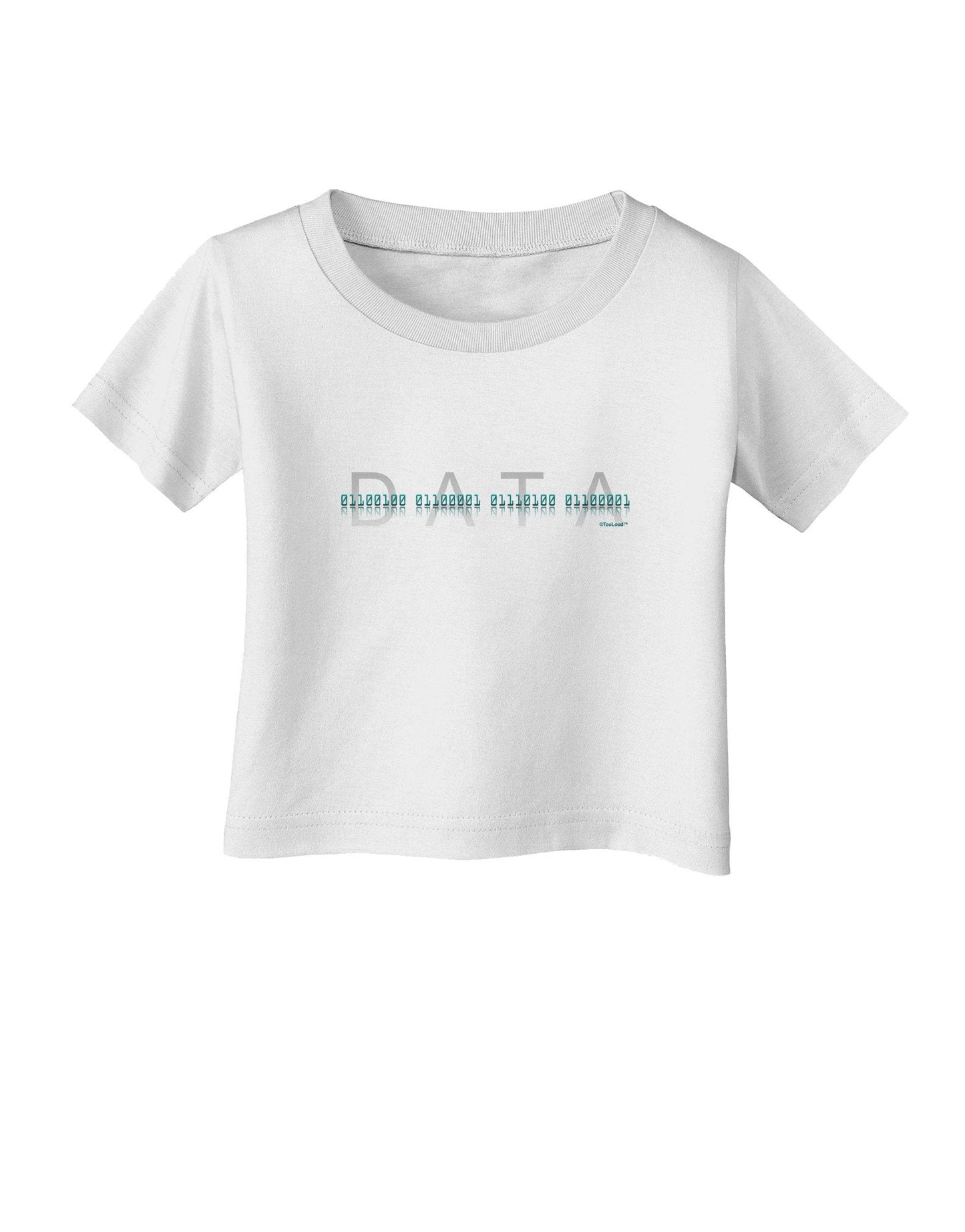 Binary Data Blue Infant T-Shirt-Infant T-Shirt-TooLoud-White-18-Months-Davson Sales