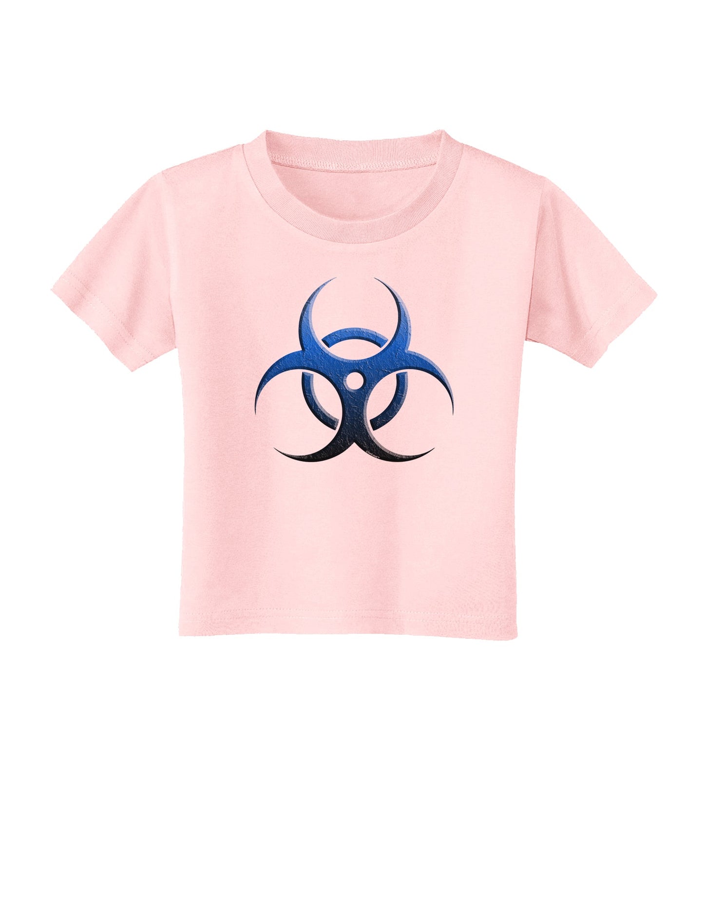 Biohazard Symbol Blue Stone - Apocalypse Toddler T-Shirt-Toddler T-Shirt-TooLoud-Light-Pink-2T-Davson Sales