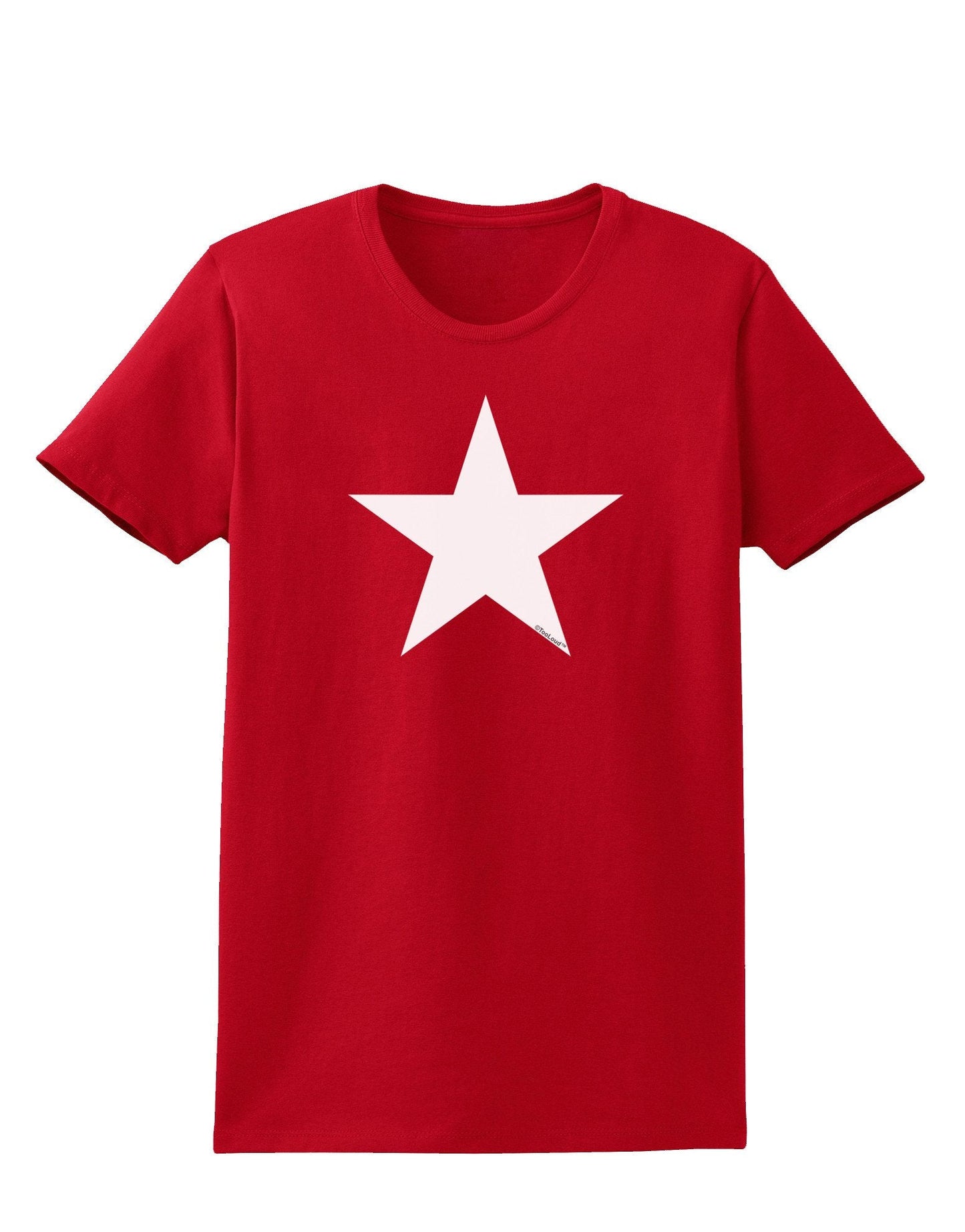 Black Star Womens Dark T-Shirt-Womens T-Shirt-TooLoud-Red-XXX-Large-Davson Sales