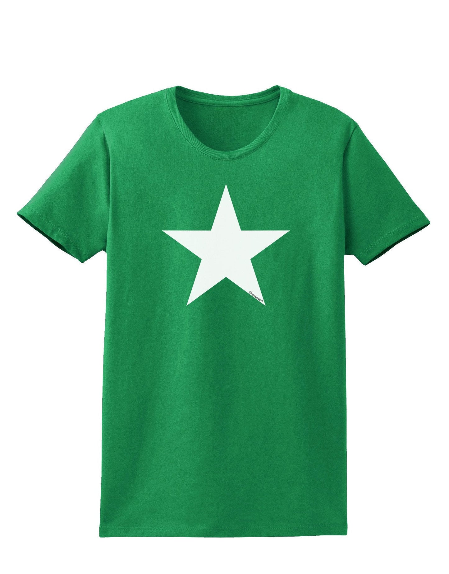 Black Star Womens Dark T-Shirt-Womens T-Shirt-TooLoud-Kelly-Green-XXX-Large-Davson Sales
