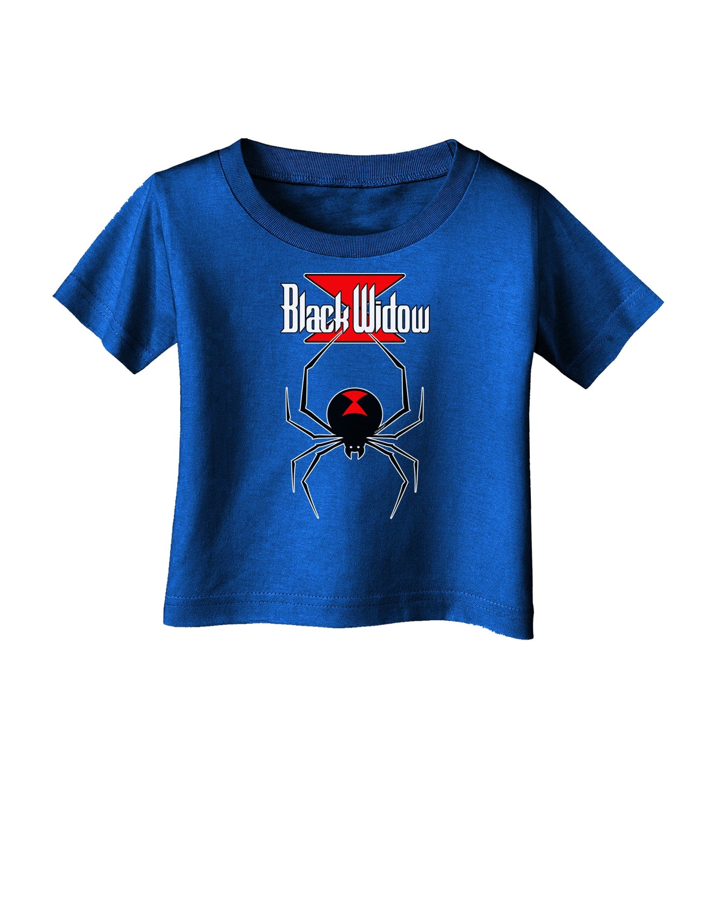 Black Widow Spider Design - Logo Infant T-Shirt Dark-Infant T-Shirt-TooLoud-Red-06-Months-Davson Sales