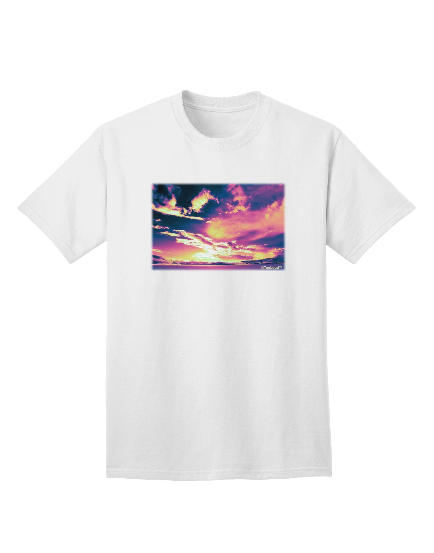 Blue Mesa Reservoir Surreal Adult T-Shirt-Mens T-Shirt-TooLoud-White-Small-Davson Sales