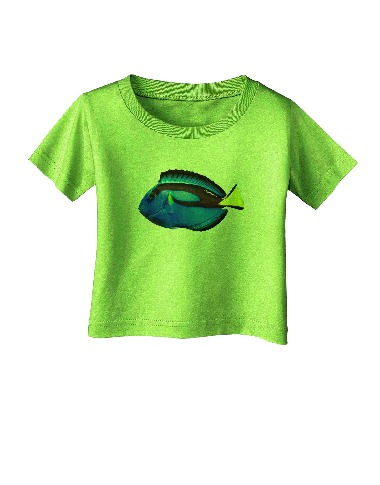 Blue Tang Fish Infant T-Shirt-Infant T-Shirt-TooLoud-Lime-Green-06-Months-Davson Sales