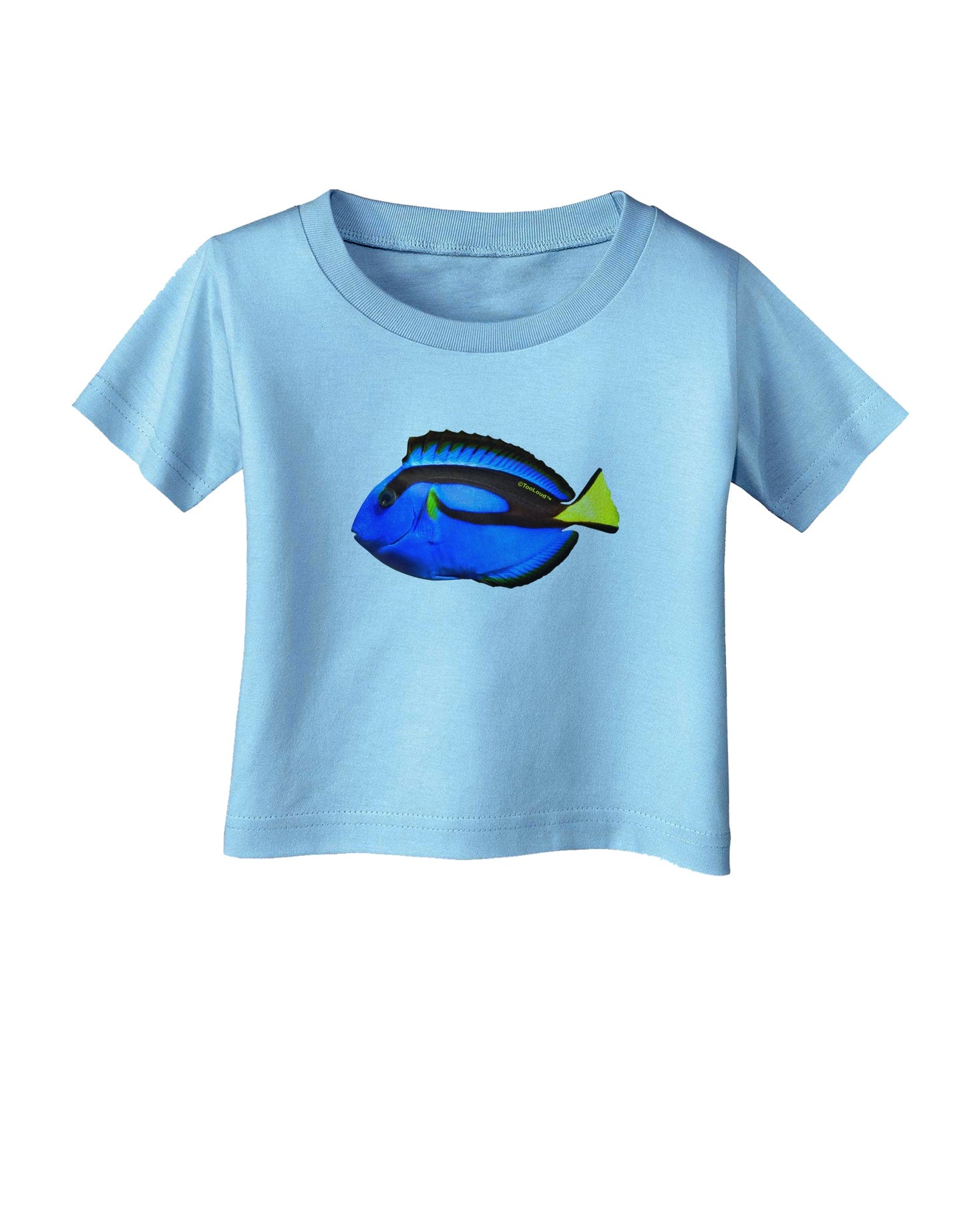 Blue Tang Fish Infant T-Shirt-Infant T-Shirt-TooLoud-Aquatic-Blue-06-Months-Davson Sales