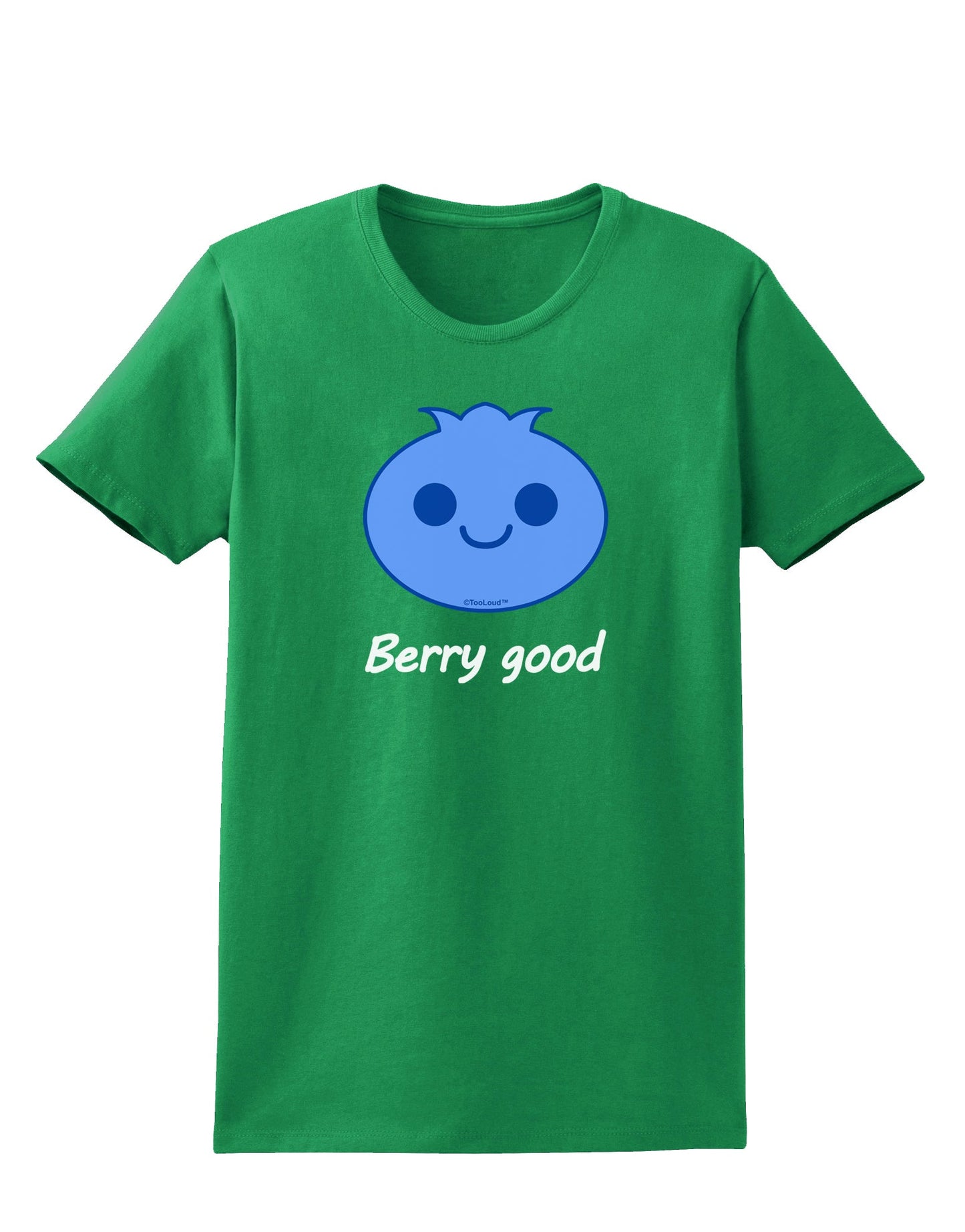 Blueberry - Berry Good Womens Dark T-Shirt-Womens T-Shirt-TooLoud-Kelly-Green-X-Small-Davson Sales