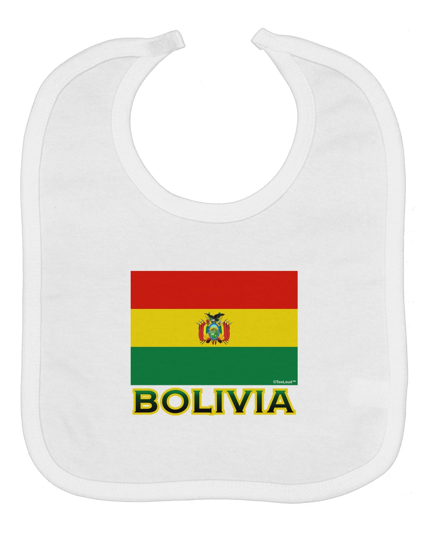 Bolivia Flag Baby Bib