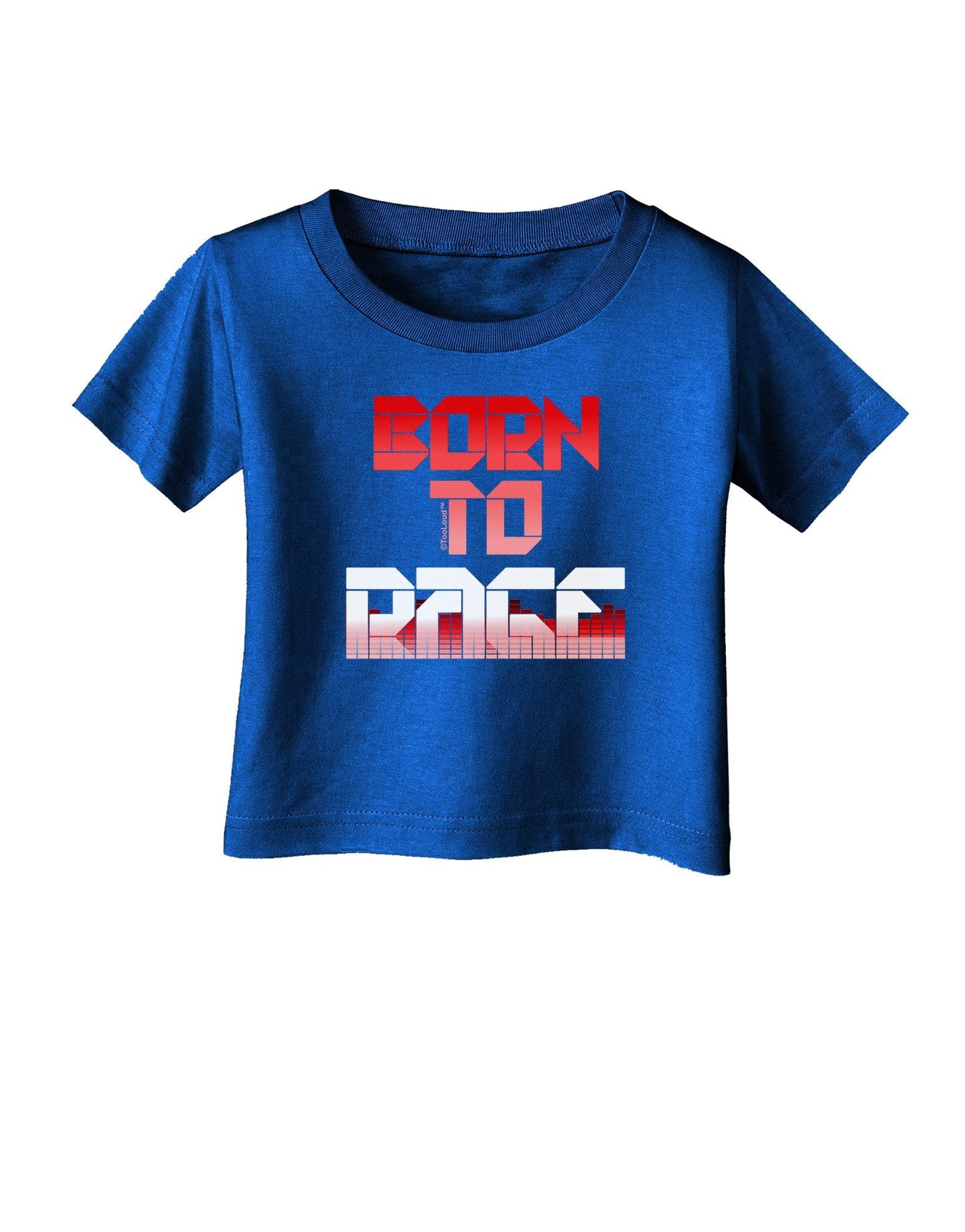 Born To Rage Red Infant T-Shirt Dark-Infant T-Shirt-TooLoud-Royal-Blue-18-Months-Davson Sales