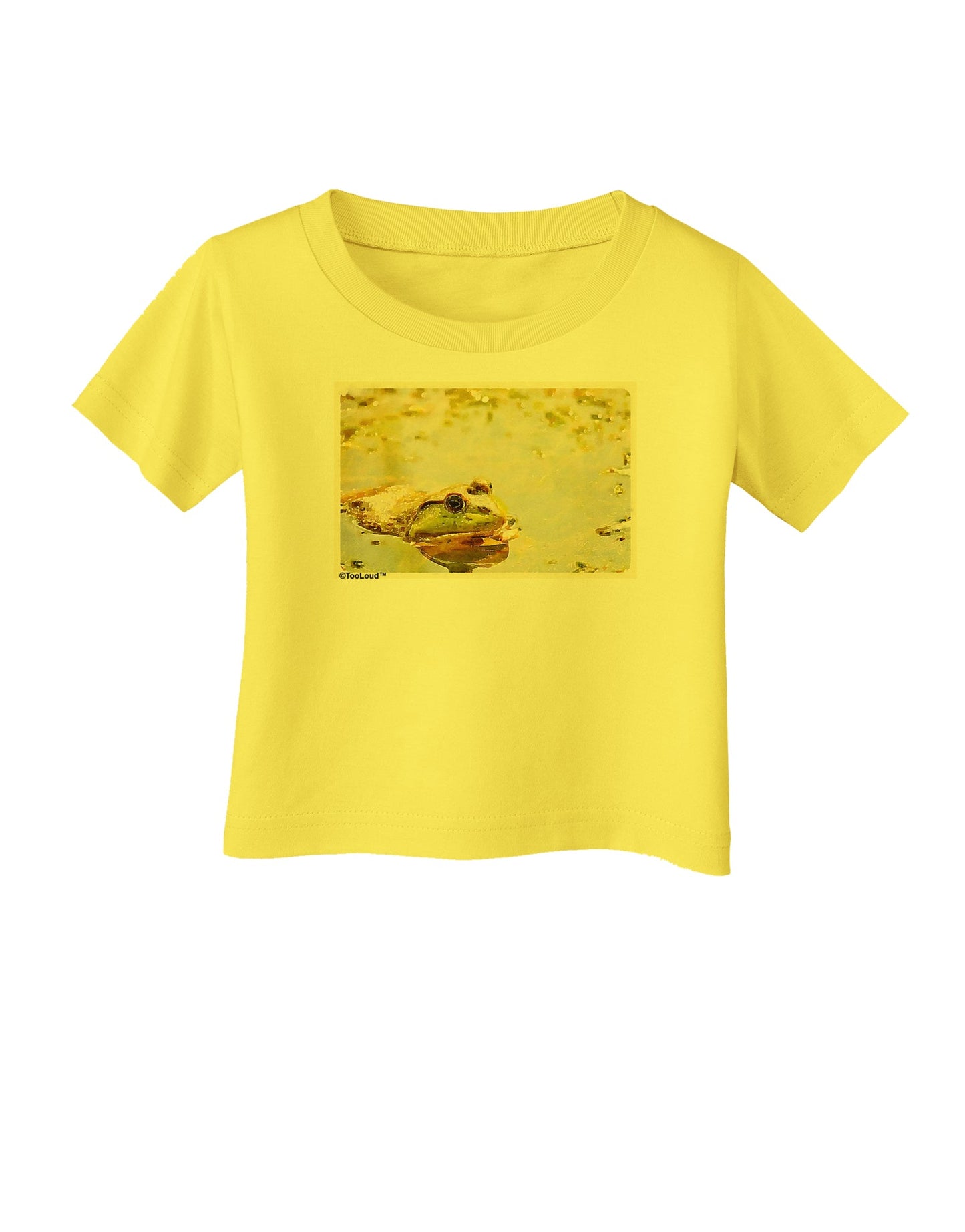 Bullfrog In Watercolor Infant T-Shirt by TooLoud-Infant T-Shirt-TooLoud-Yellow-06-Months-Davson Sales