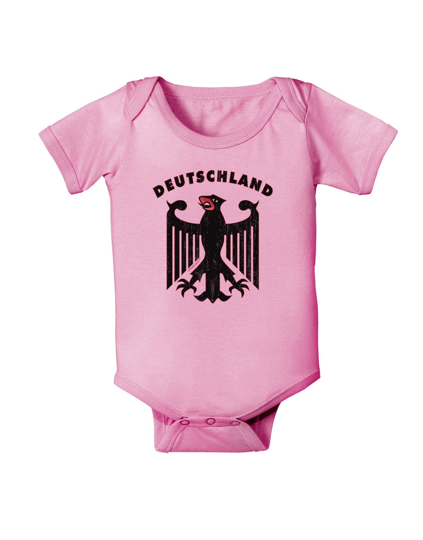 Bundeswehr Logo Deutschland Baby Romper Bodysuit-Baby Romper-TooLoud-Pink-06-Months-Davson Sales