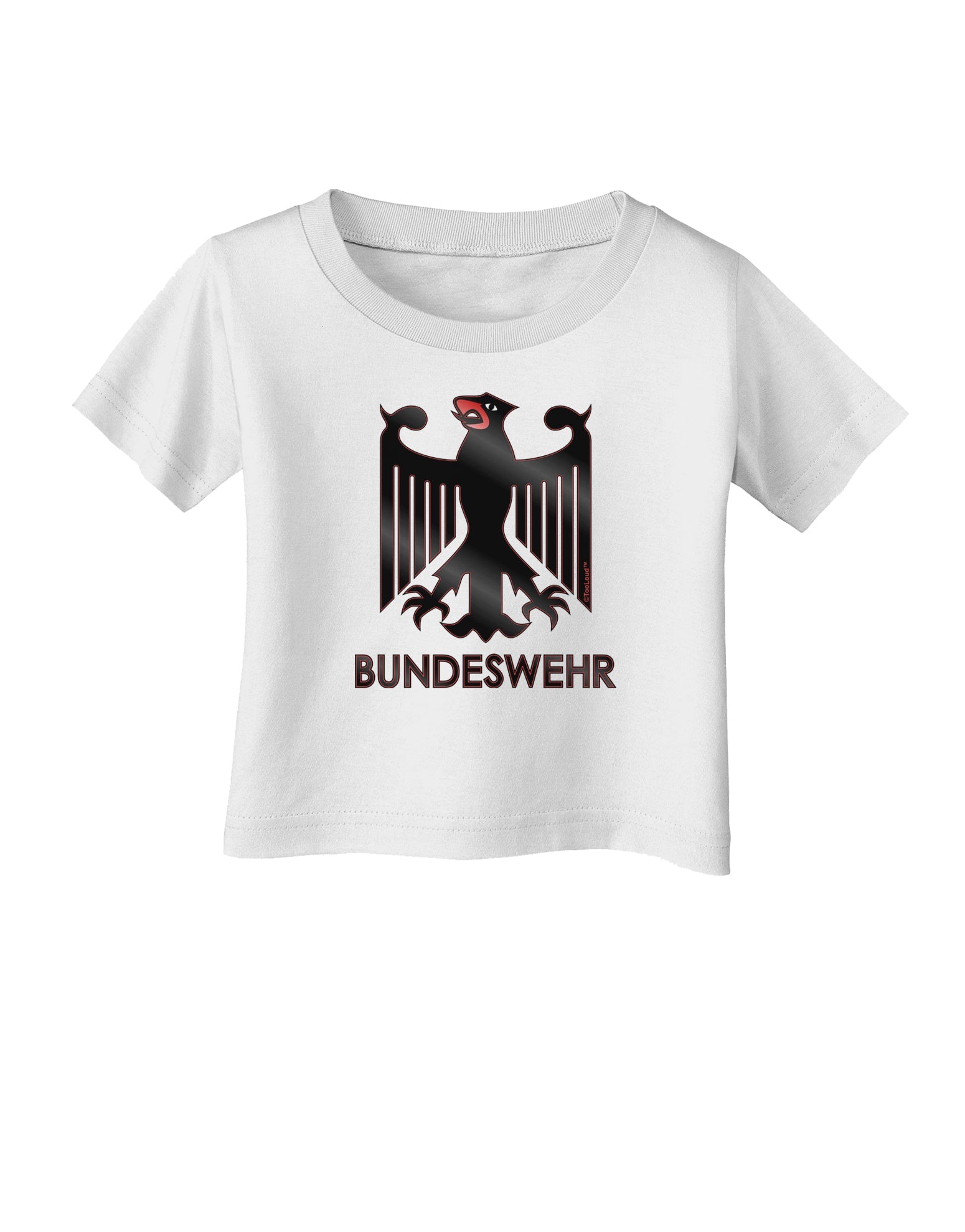 Bundeswehr Logo with Text Infant T-Shirt-Infant T-Shirt-TooLoud-White-06-Months-Davson Sales