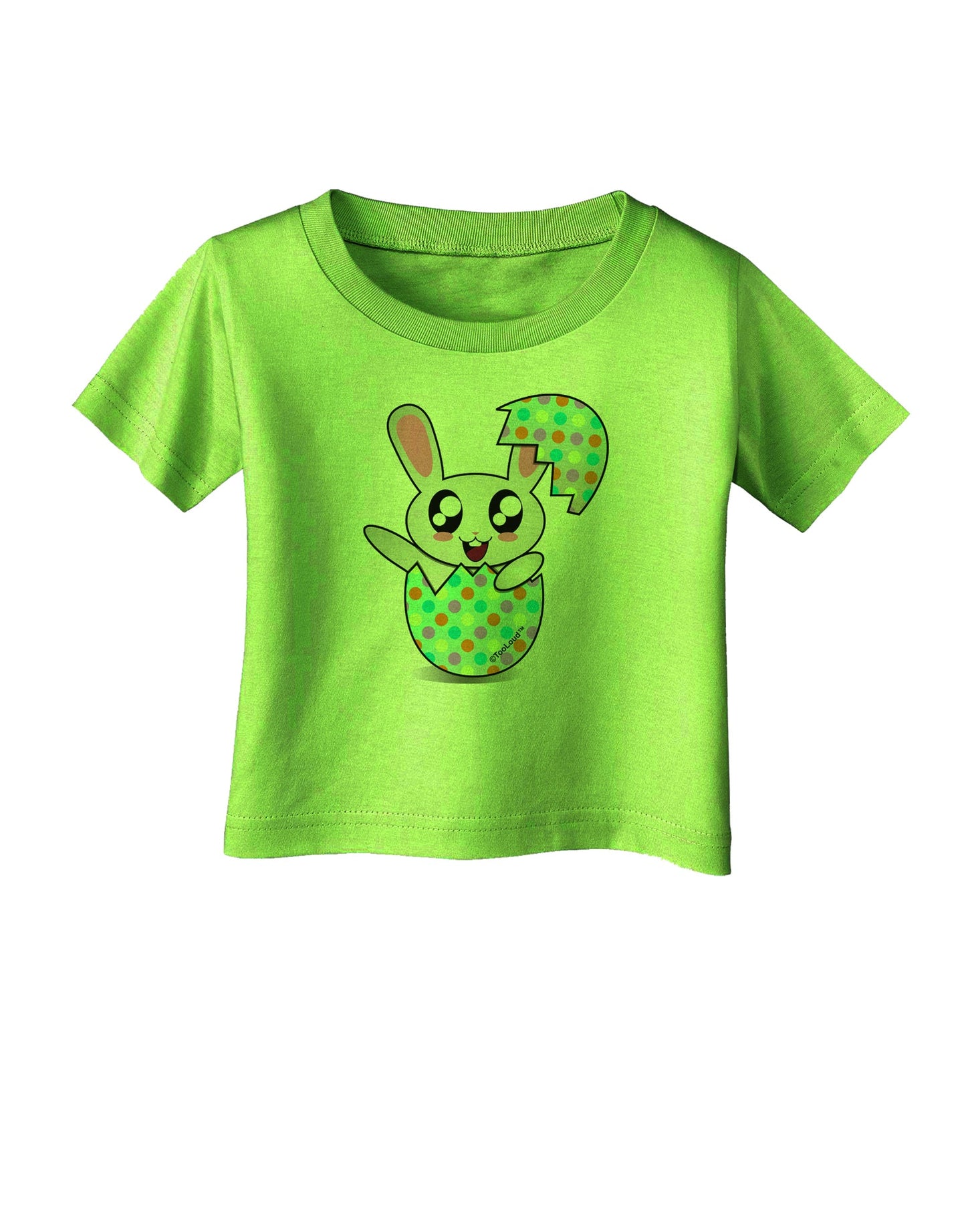 Bunny Hatching From Egg Infant T-Shirt-Infant T-Shirt-TooLoud-Lime-Green-06-Months-Davson Sales
