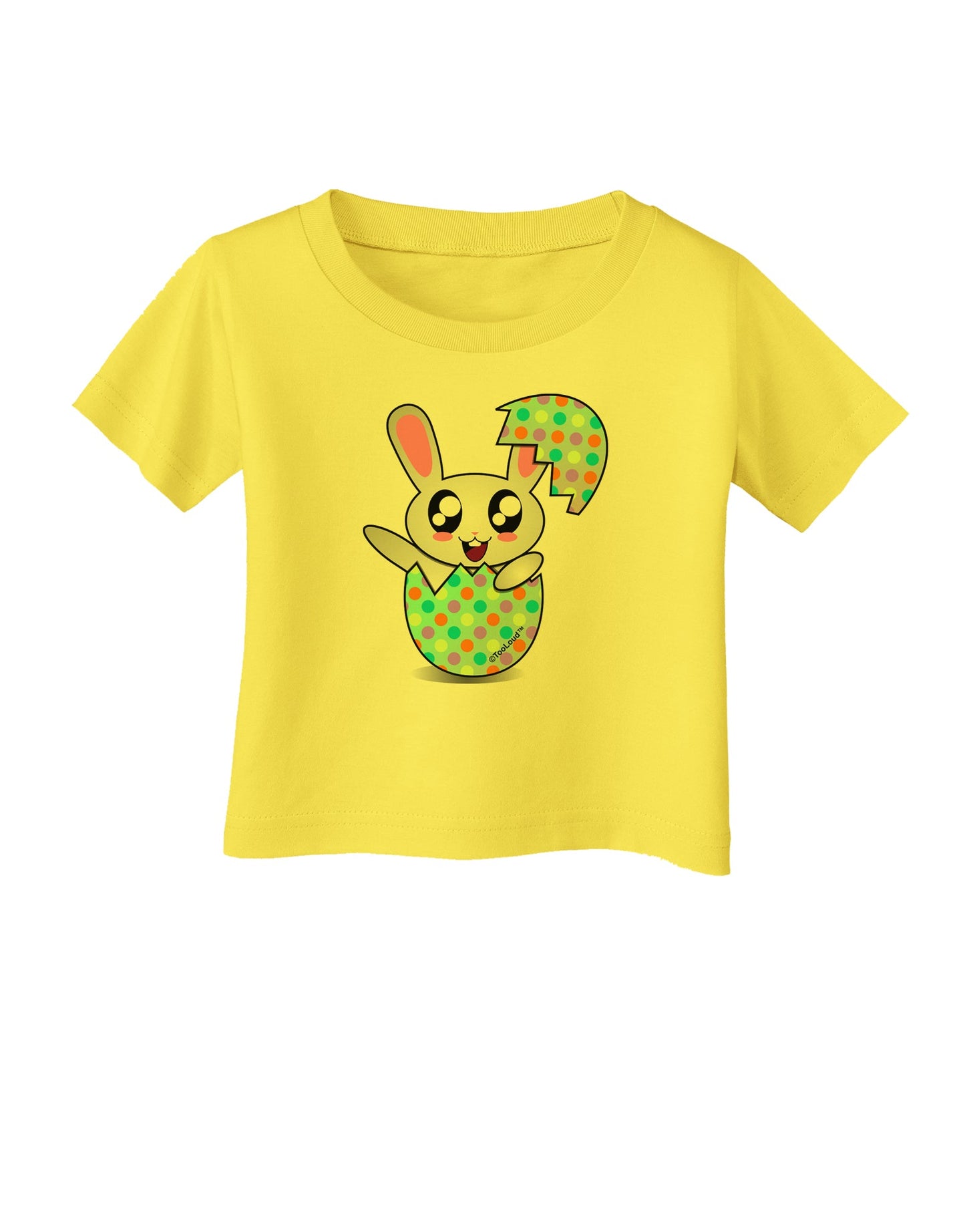 Bunny Hatching From Egg Infant T-Shirt-Infant T-Shirt-TooLoud-Yellow-06-Months-Davson Sales